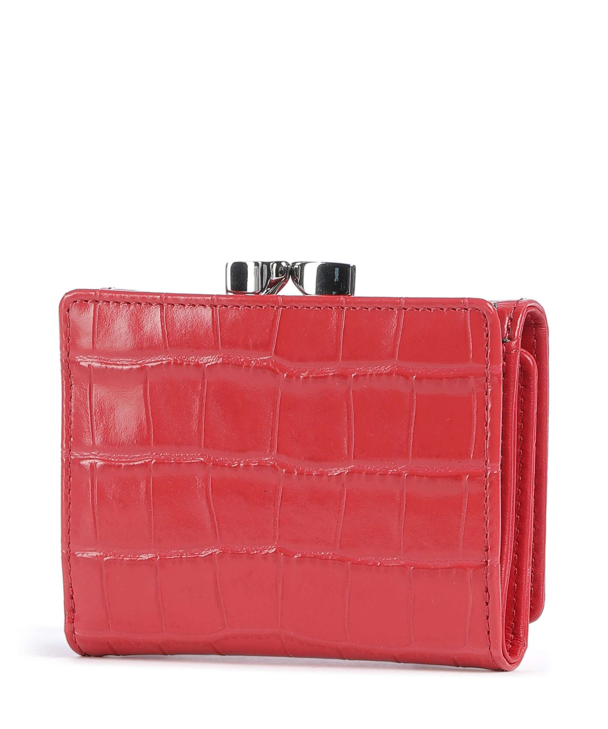 Vivienne Westwood Frame Embossed Croc Small Wallet embossed