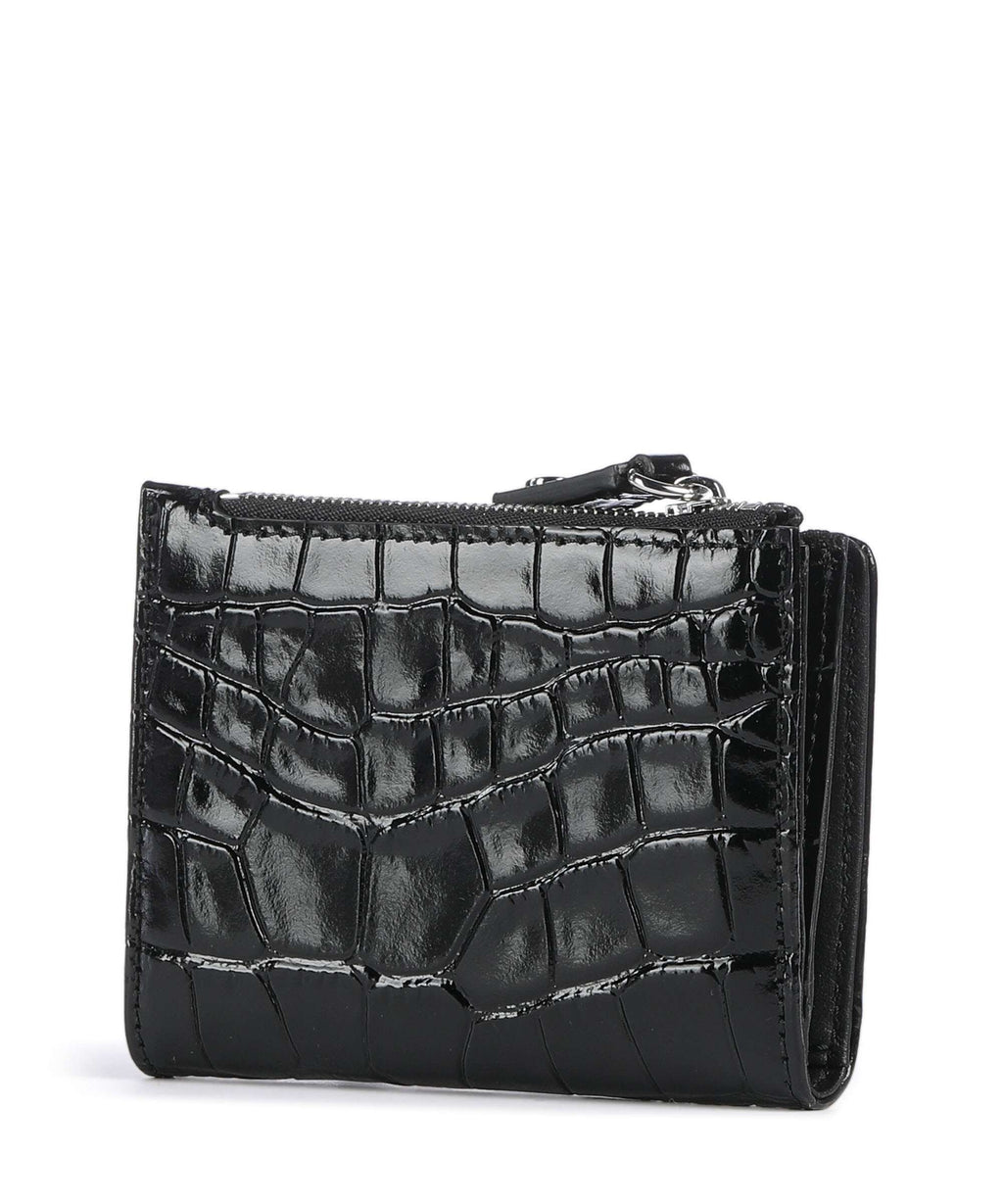 Vivienne Westwood Embossed Croc Slim Wallet black