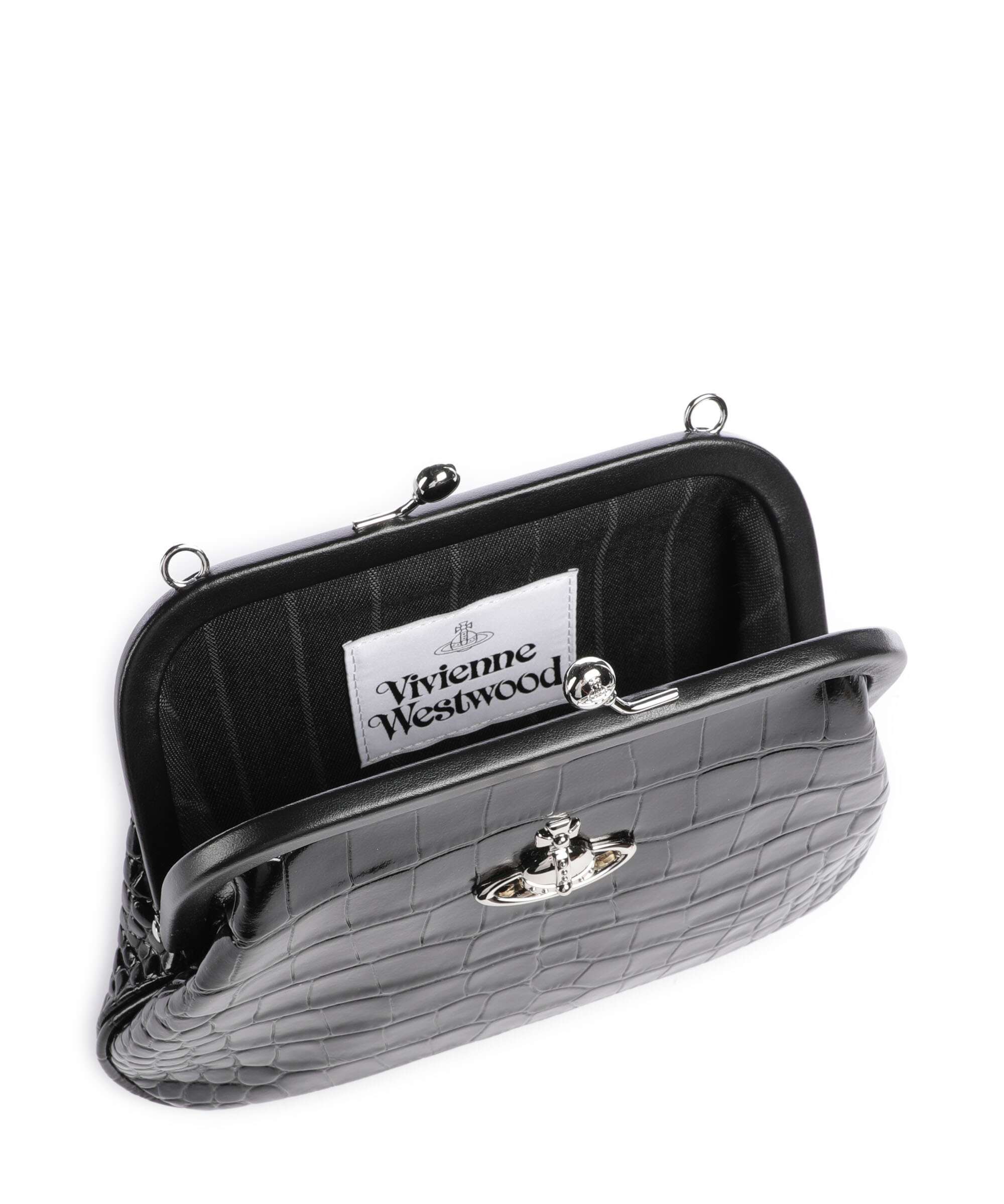 Vivienne Westwood Vivienne Embossed Croc Shoulder bag embossed