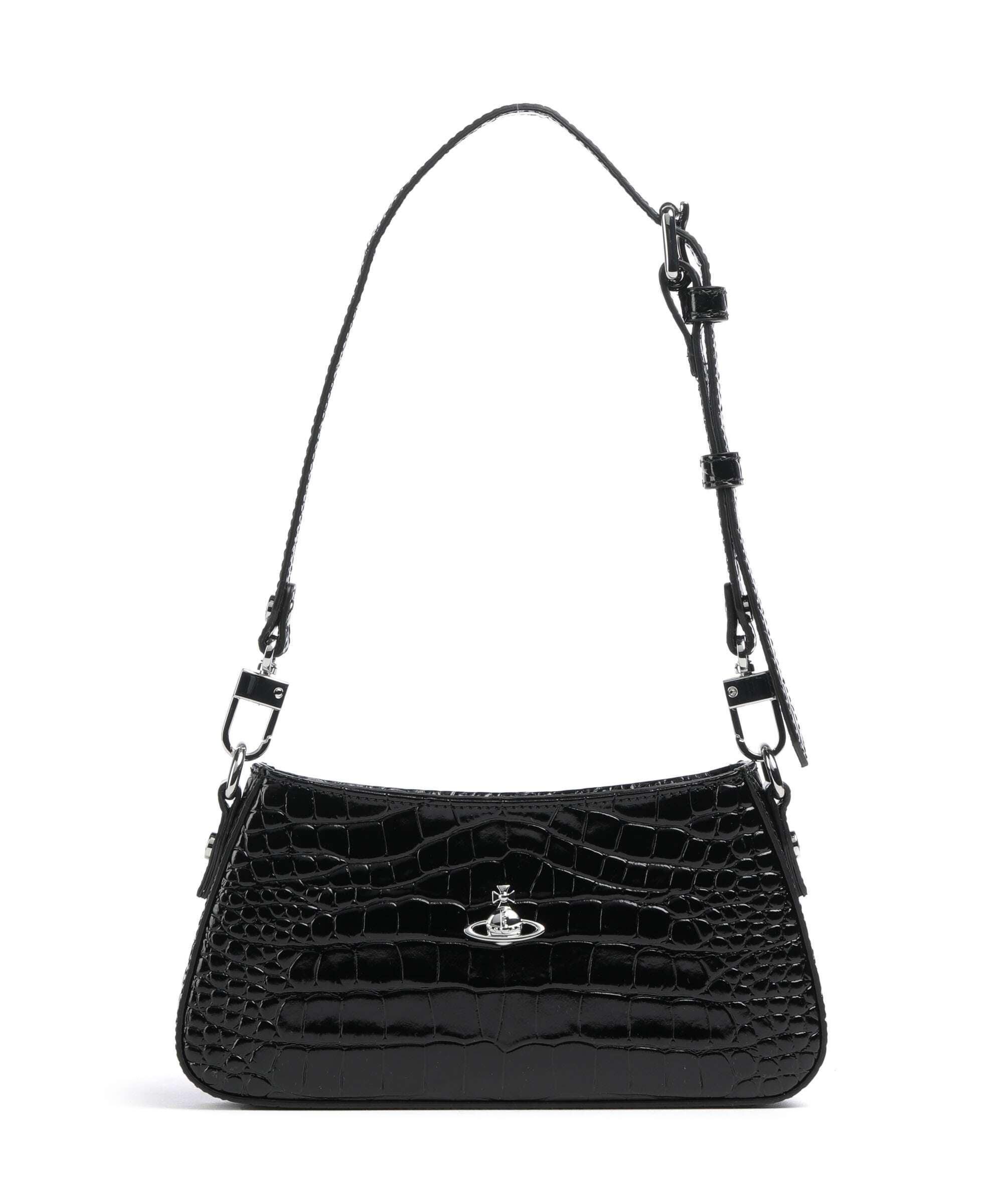 Vivienne Westwood Tasha Embossed Croc Shoulder bag embossed