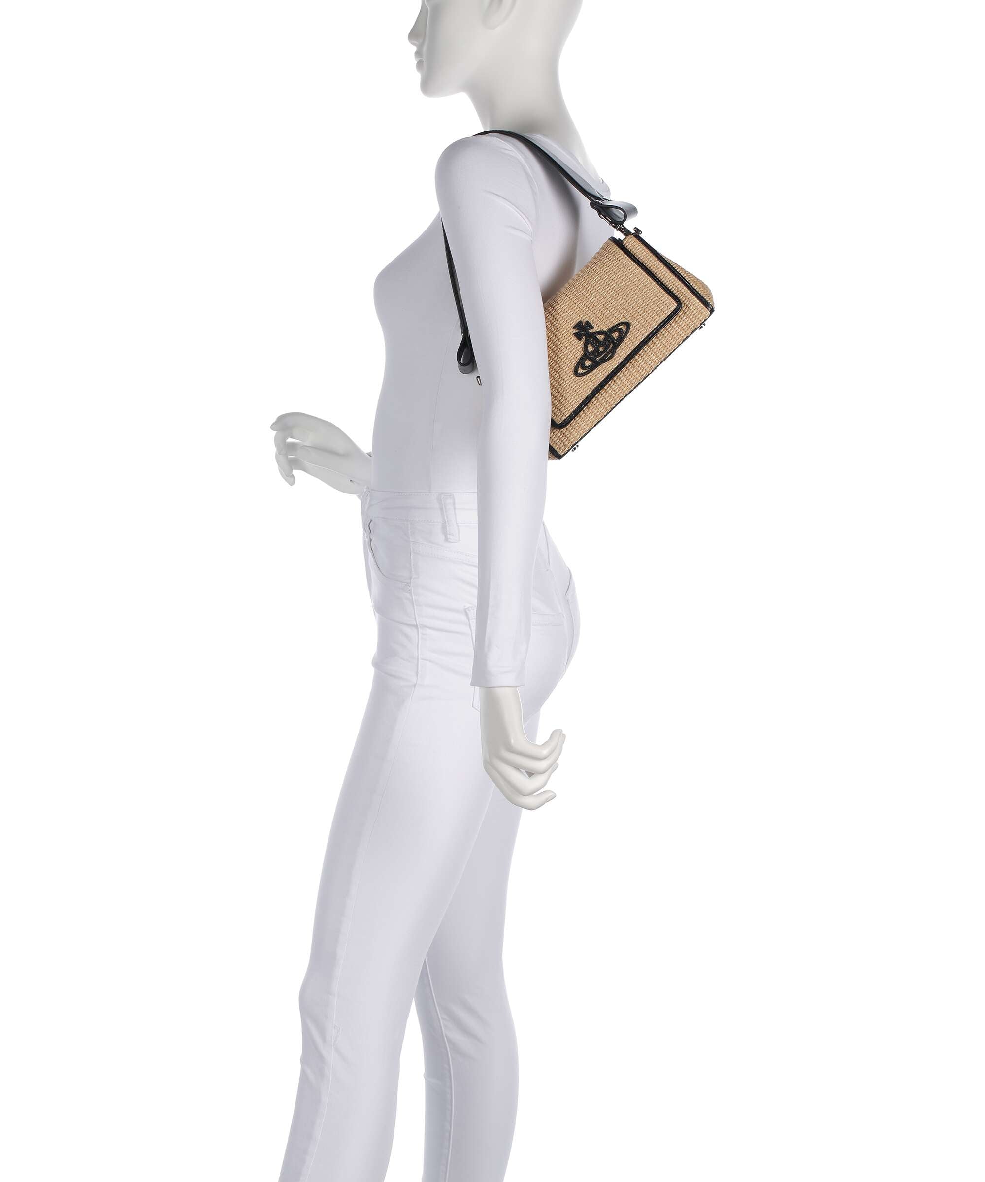 Vivienne Westwood Hazel Medium Shoulder bag polyamide natural