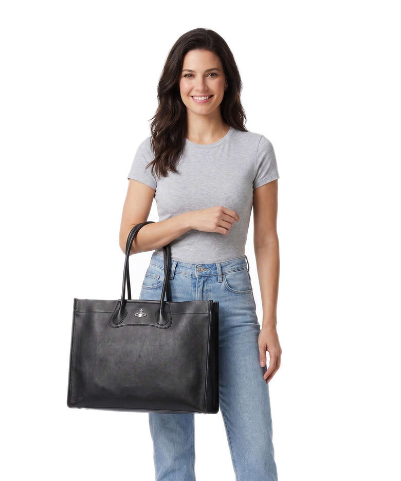 Vivienne Westwood Troy Supple Tote bag black