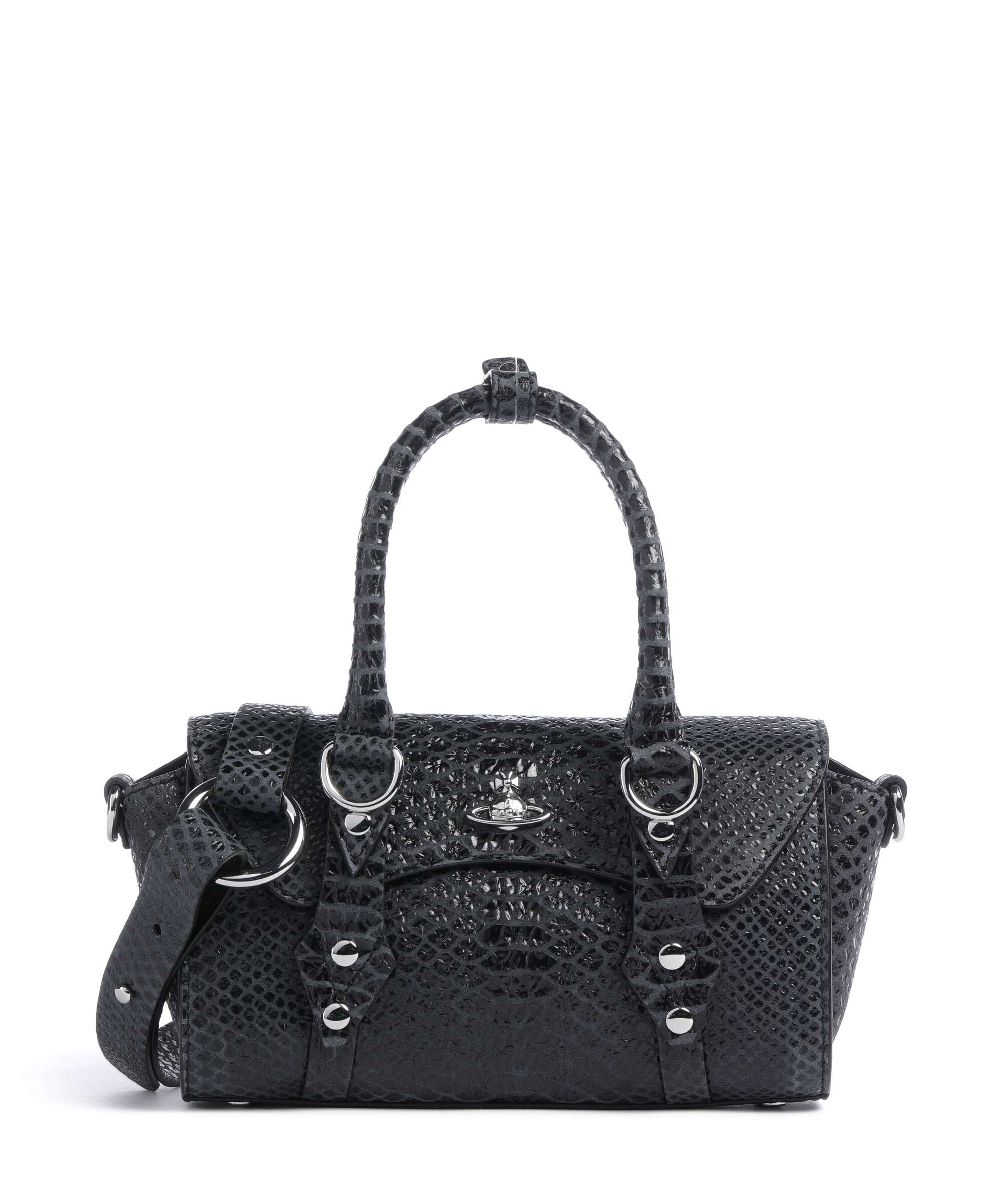 Vivienne Westwood Bettina Snake Effect Mini Handbag brushed