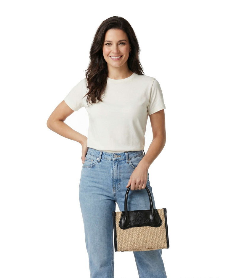 Vivienne Westwood Troy Small Handbag natural