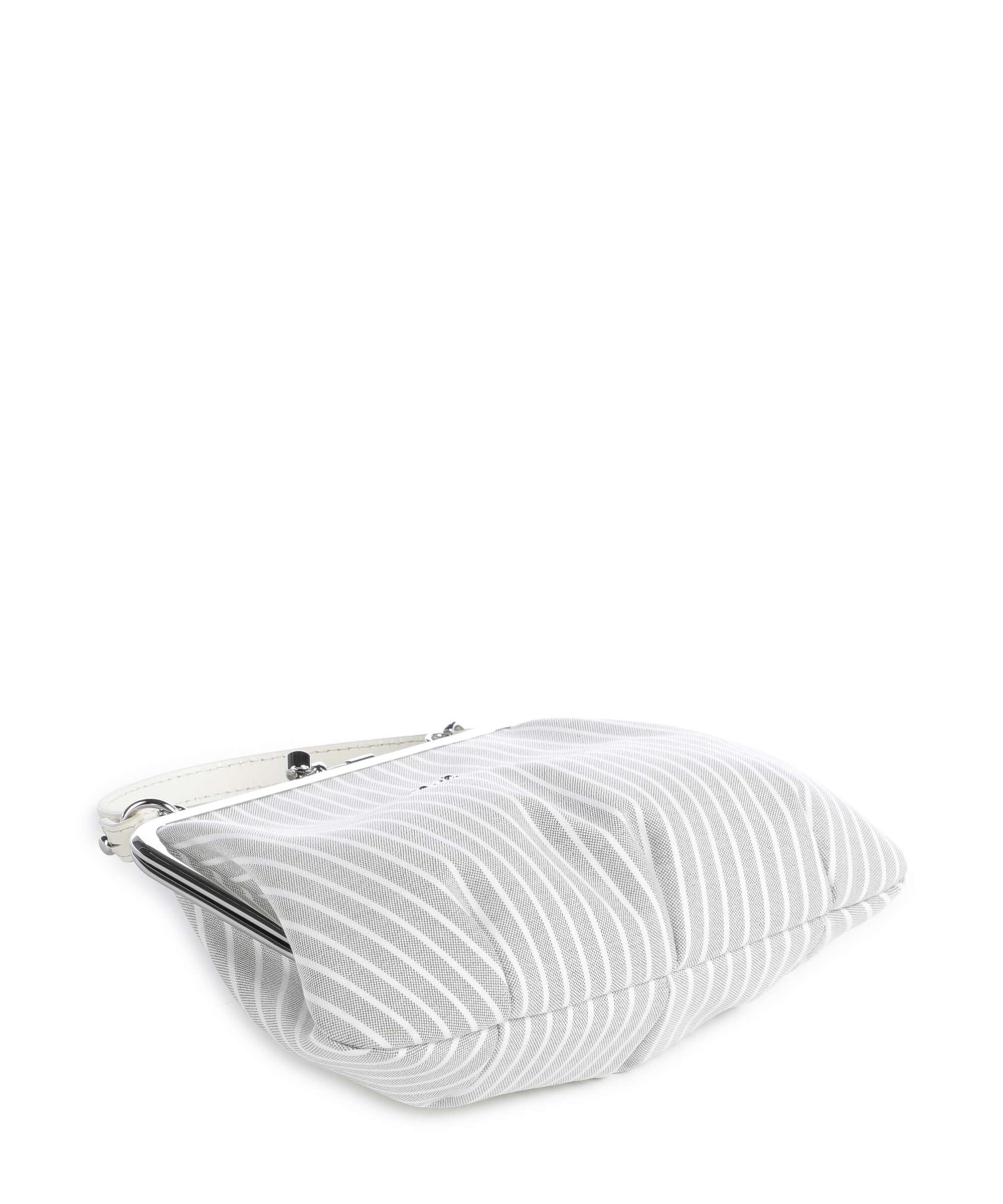 Vivienne Westwood Granny Frame Classic Oxford Shirt Handbag thyme stripe