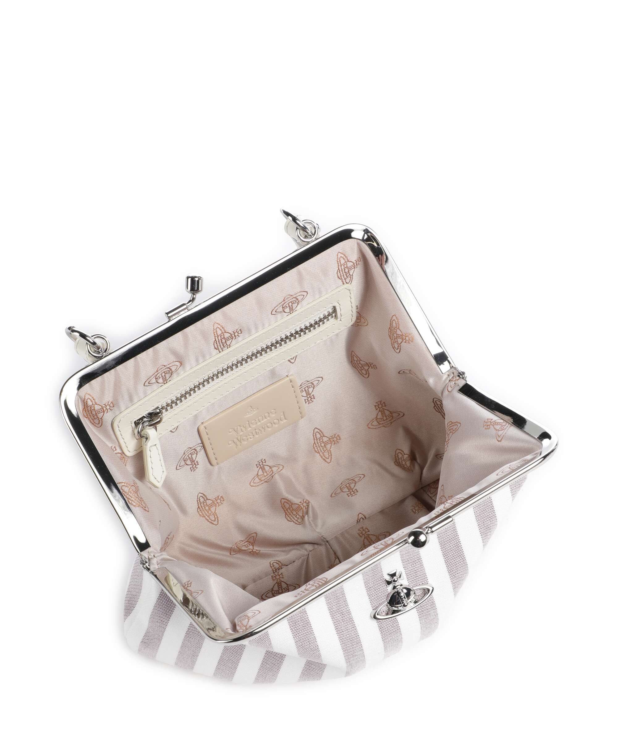 Vivienne Westwood Granny Frame Classic Oxford Shirt Handbag cotton