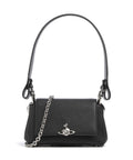 Vivienne Westwood Hazel Saffiano Plain Small Shoulder bag black