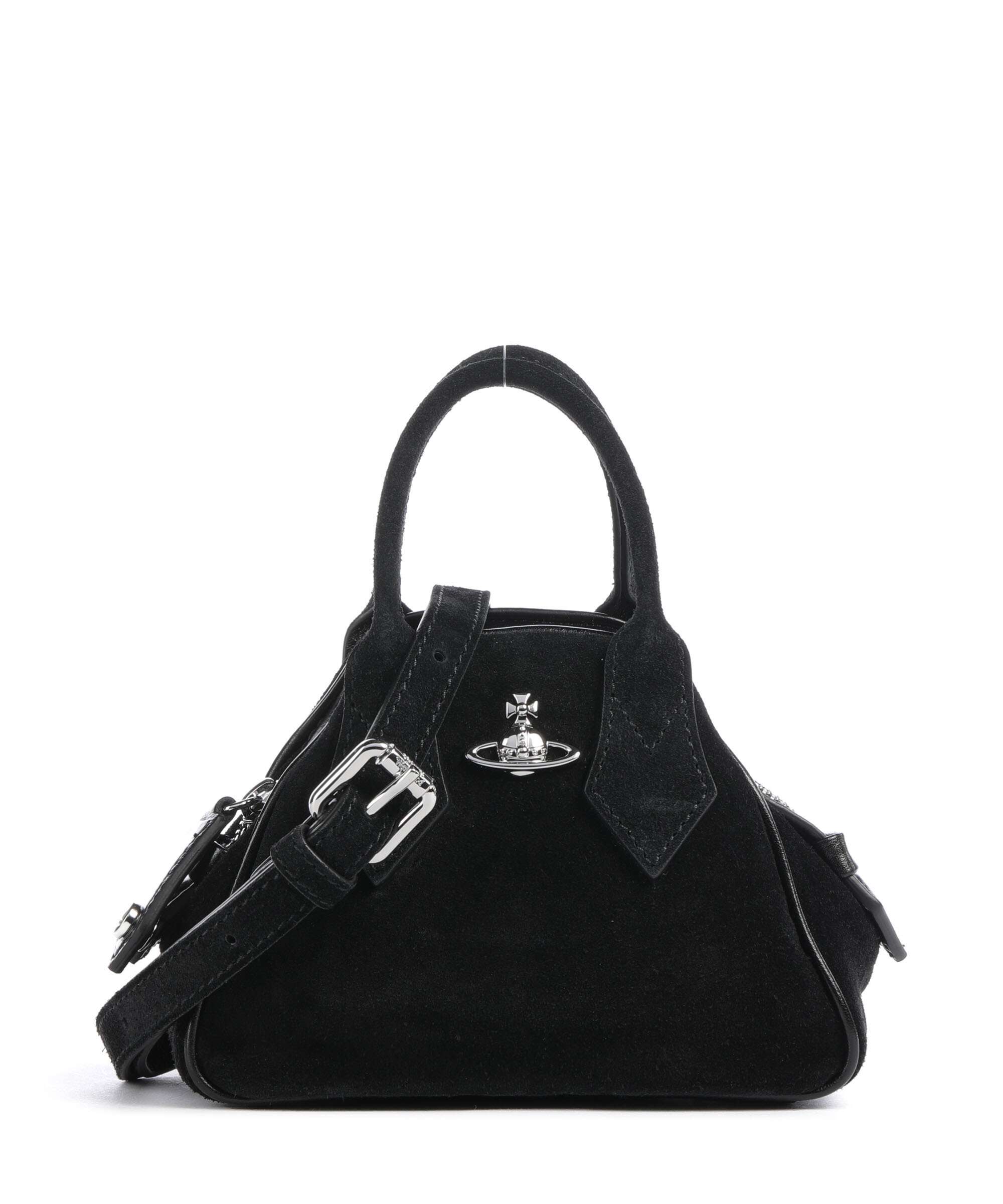 Vivienne Westwood Yasmine Suede Mini Crossbody bag brushed