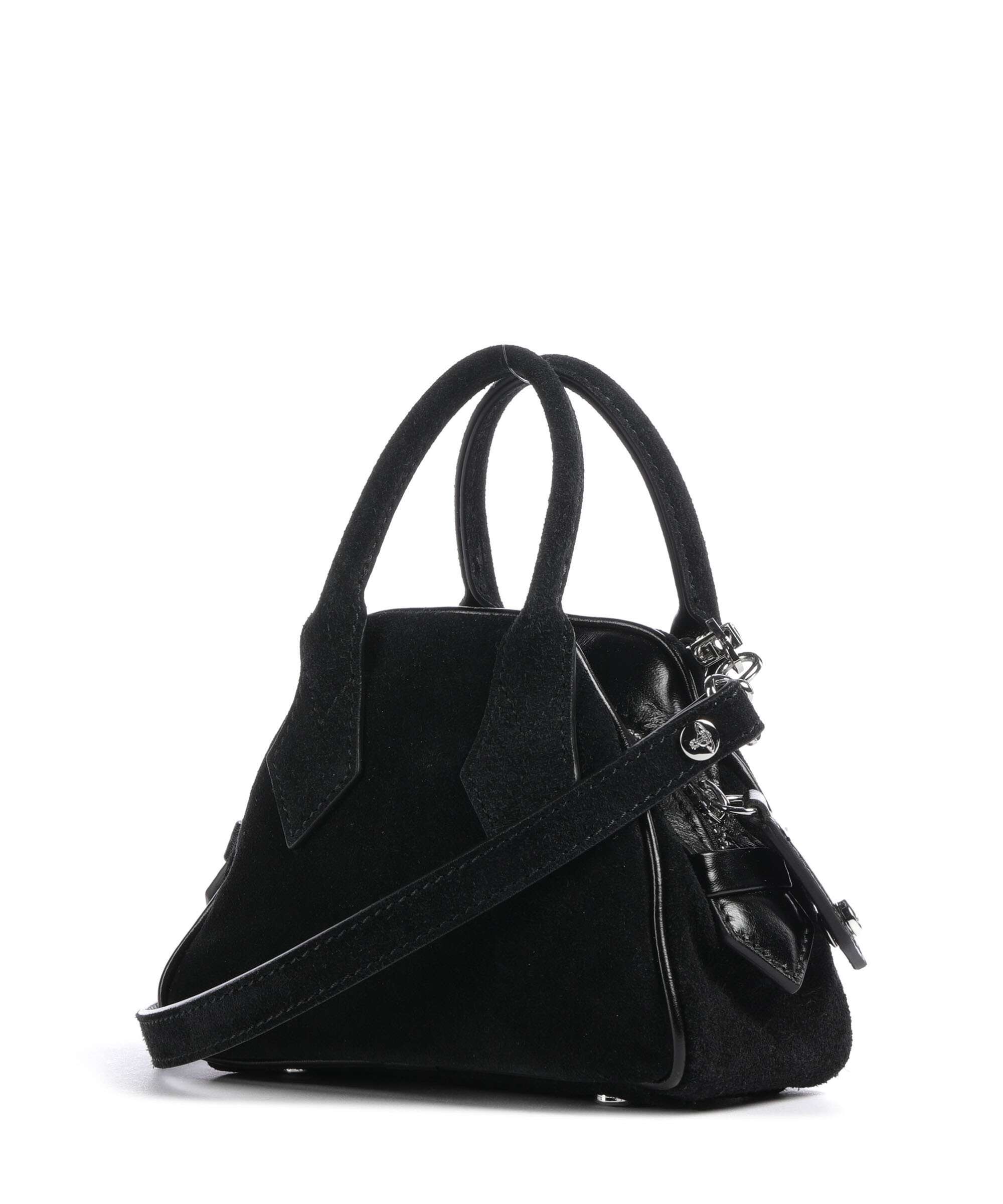 Vivienne Westwood Yasmine Suede Mini Crossbody bag brushed