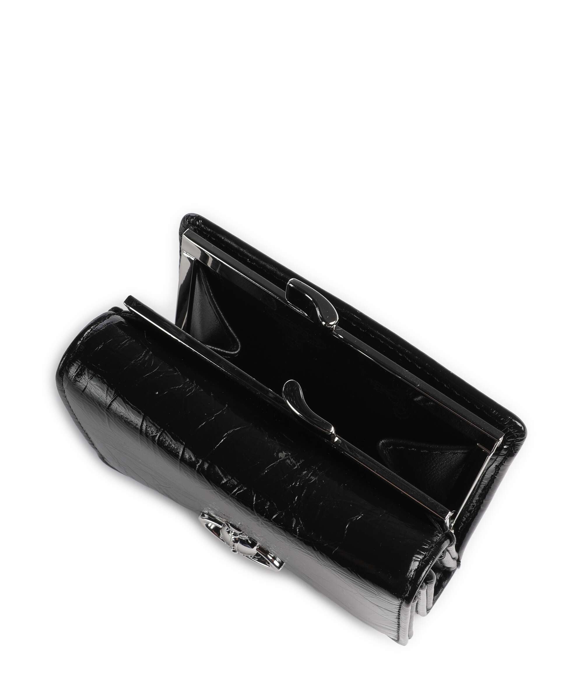 Vivienne Westwood Frame Naplak Small Wallet black