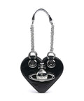 Vivienne Westwood Juliet Heart Naplak Handbag black