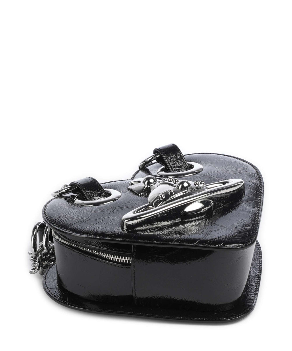 Vivienne Westwood Juliet Heart Naplak Handbag black