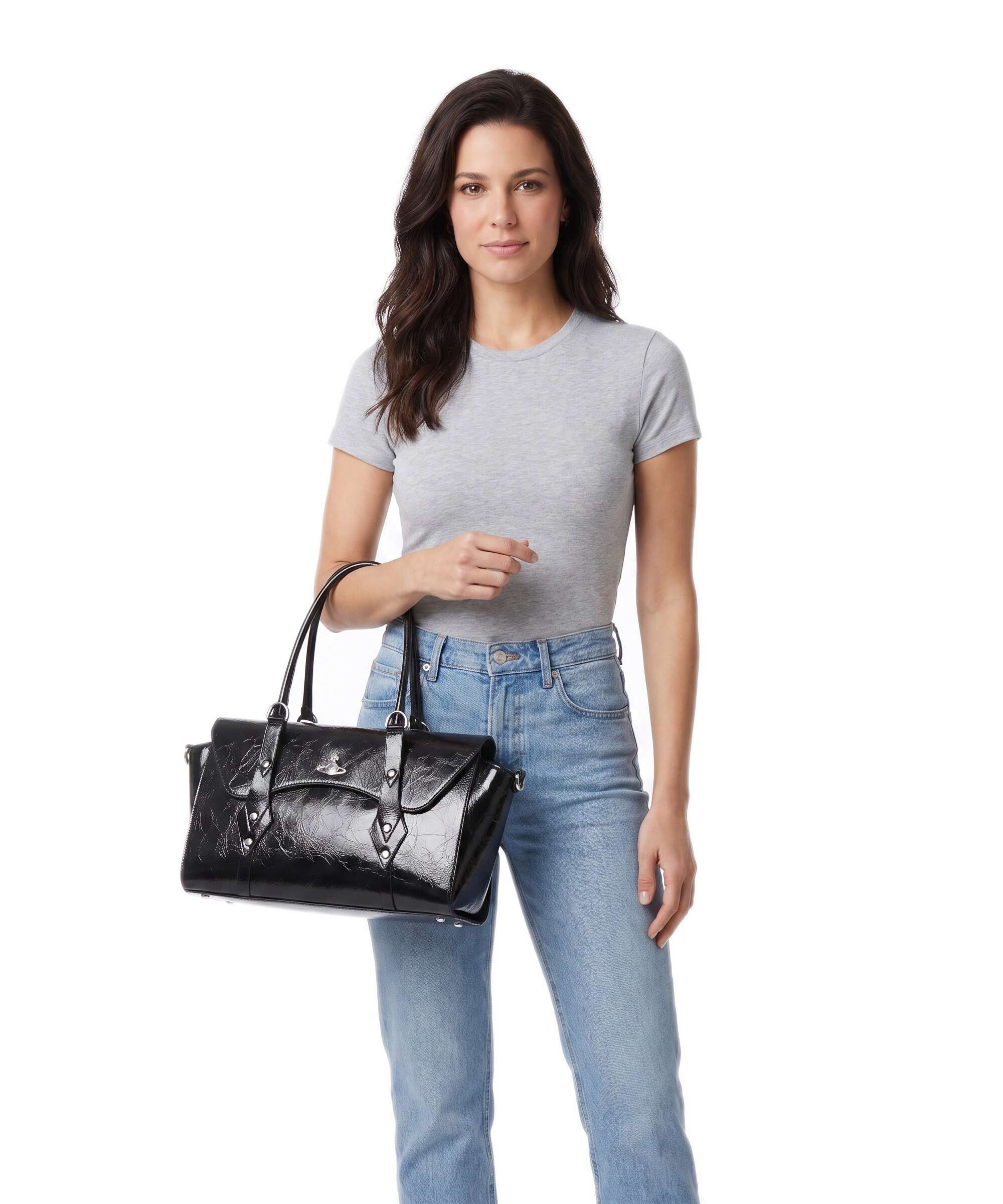 Vivienne Westwood Bettina Naplak Medium Handbag smooth calfskin