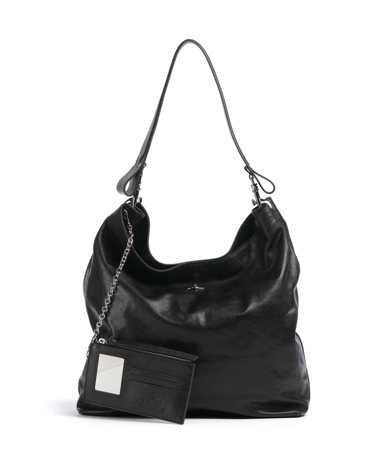 Vivienne Westwood Lottie Supple Large Hobo bag black