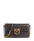 Pinko Love One Classic Slouchy Crossbody bag marrone marasca/antique gold