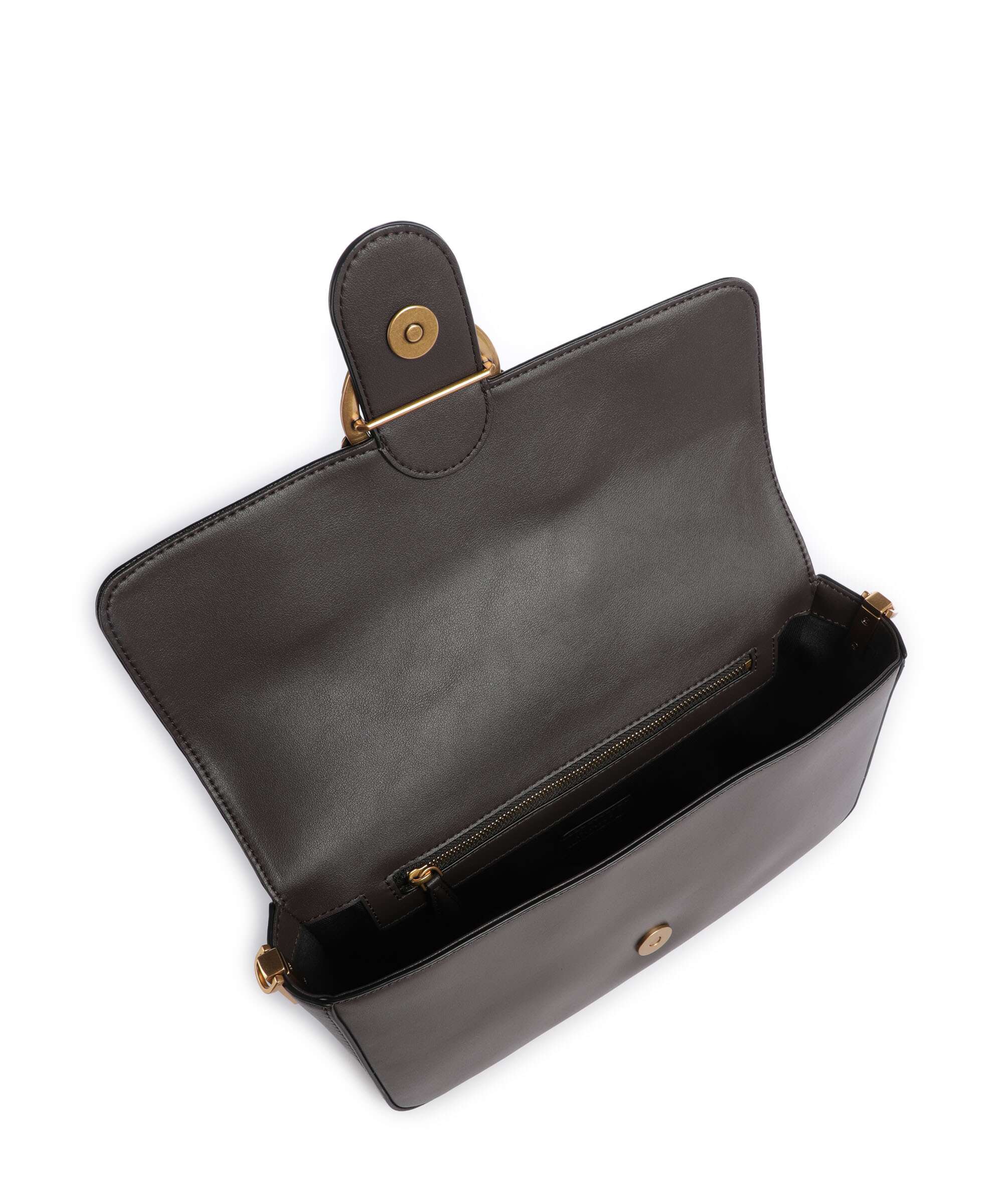 Pinko Love One Classic Slouchy Crossbody bag marrone marasca/antique gold