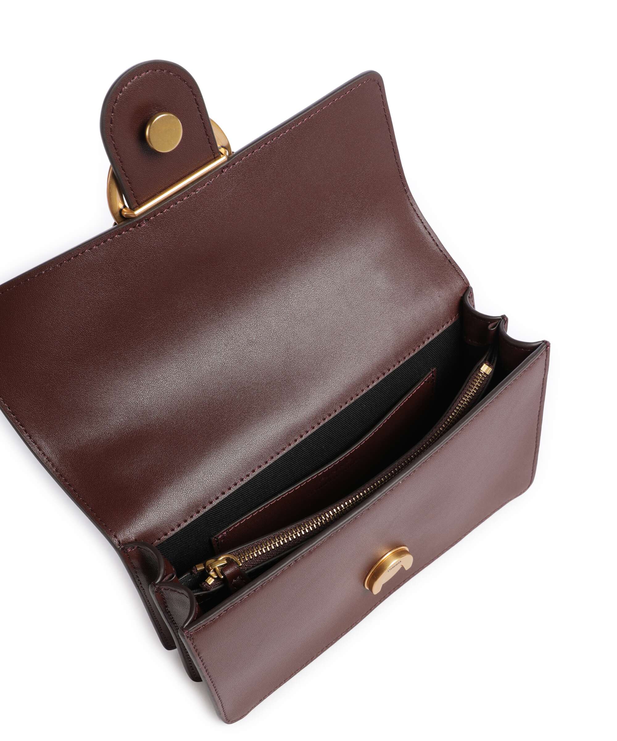 Pinko Love One Mini Crossbody bag borgogna/antique gold