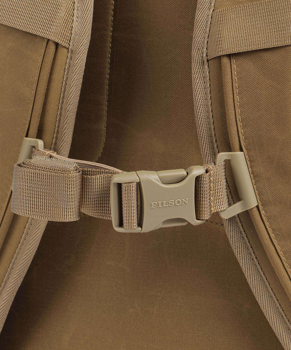 Filson Cordura Nylon Surveyor Backpack dark tan/flame