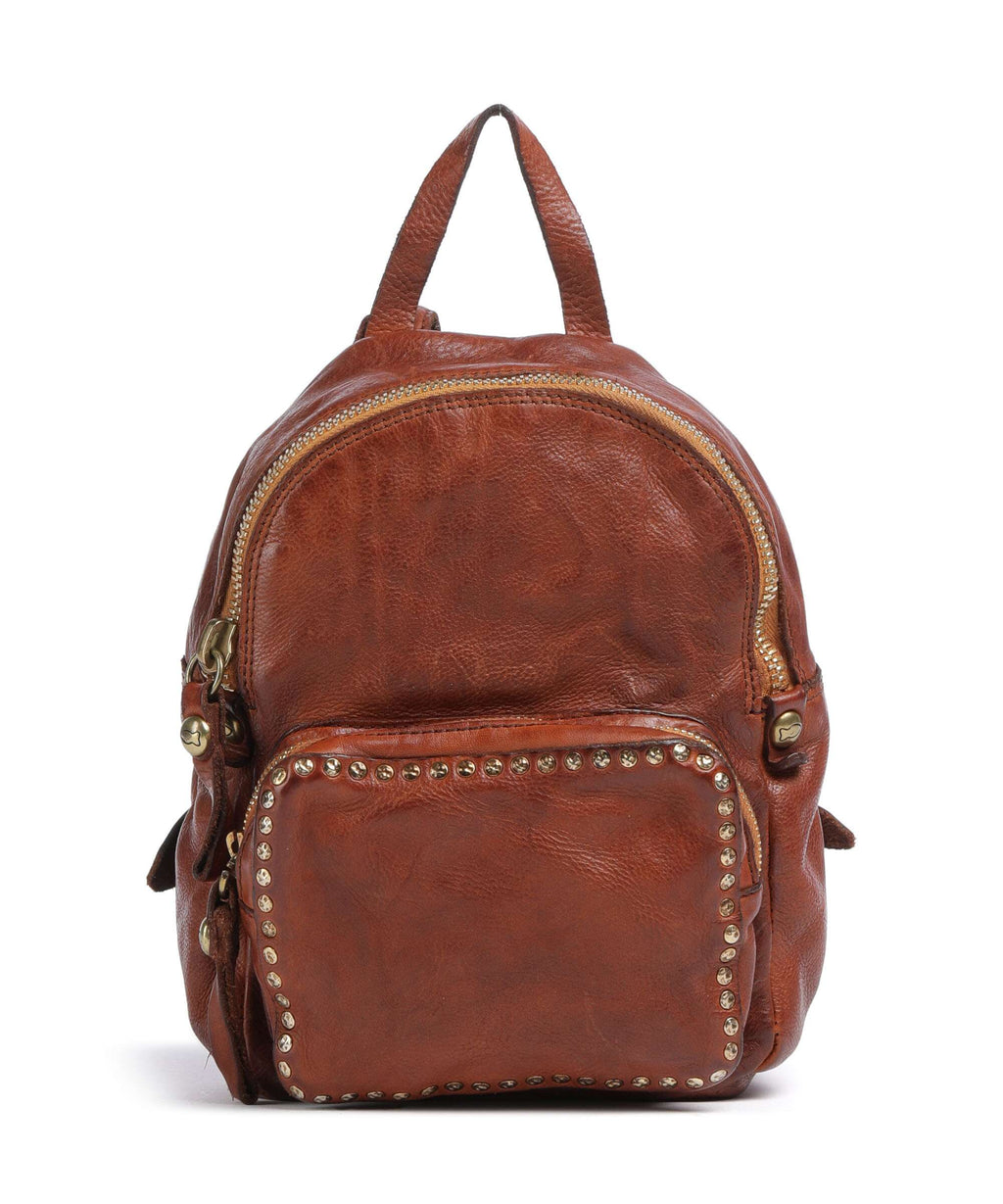 Campomaggi Backpack fine grain cow leather cognac
