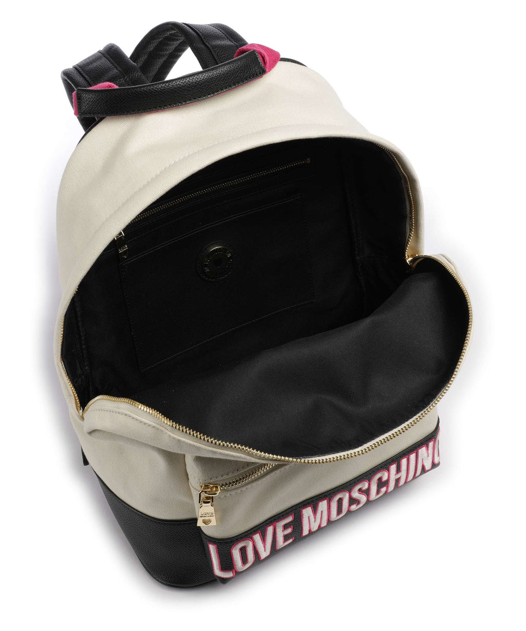 Love Moschino Free Time Backpack nero/fuxia/avorio