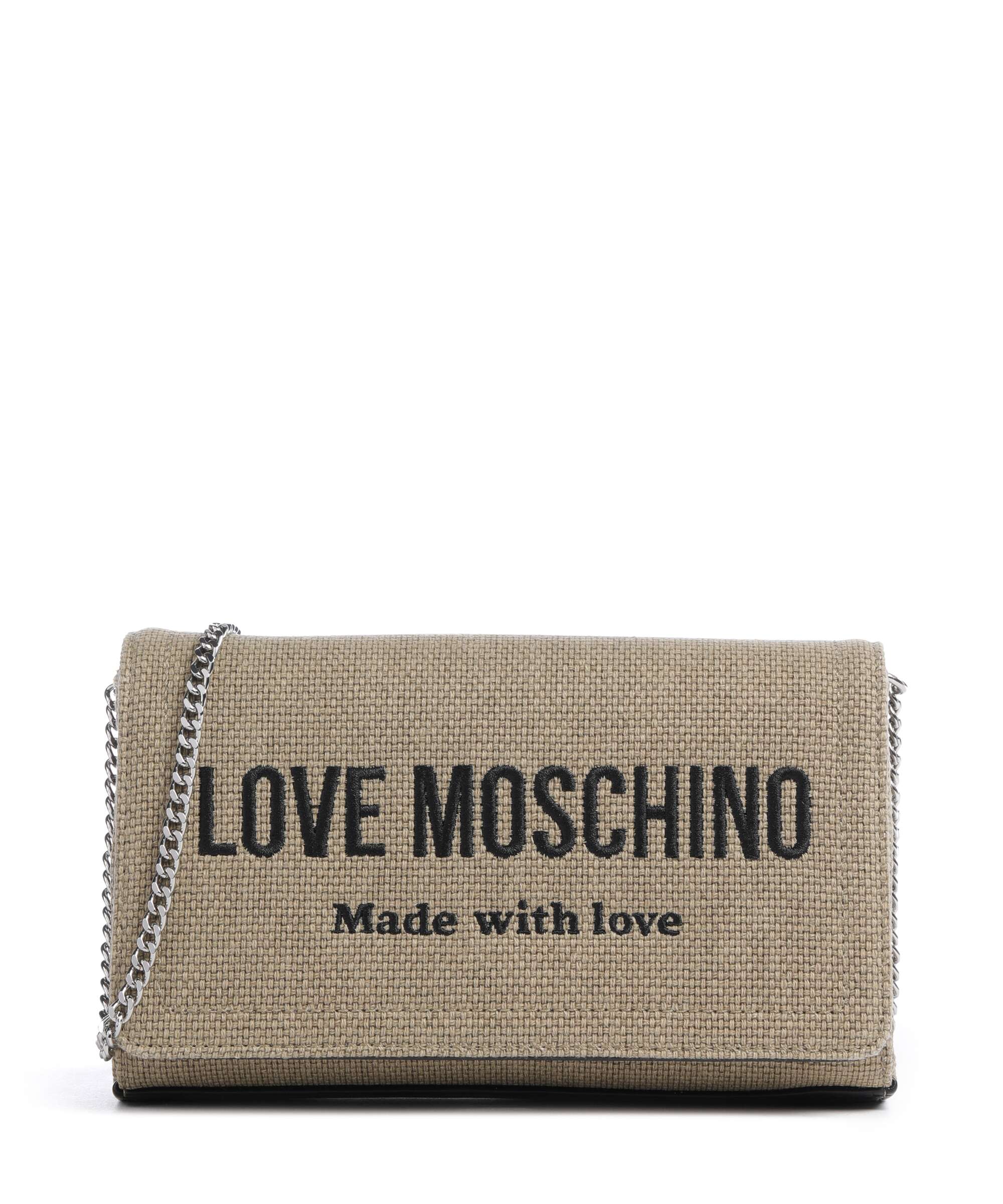 Love Moschino Smart Daily Crossbody bag canvas black/gold