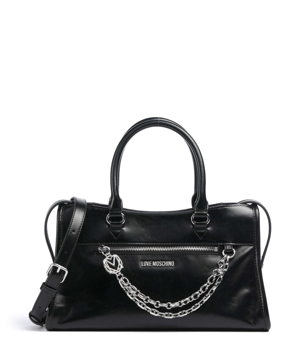 Love Moschino Urban Chains Handbag black/black
