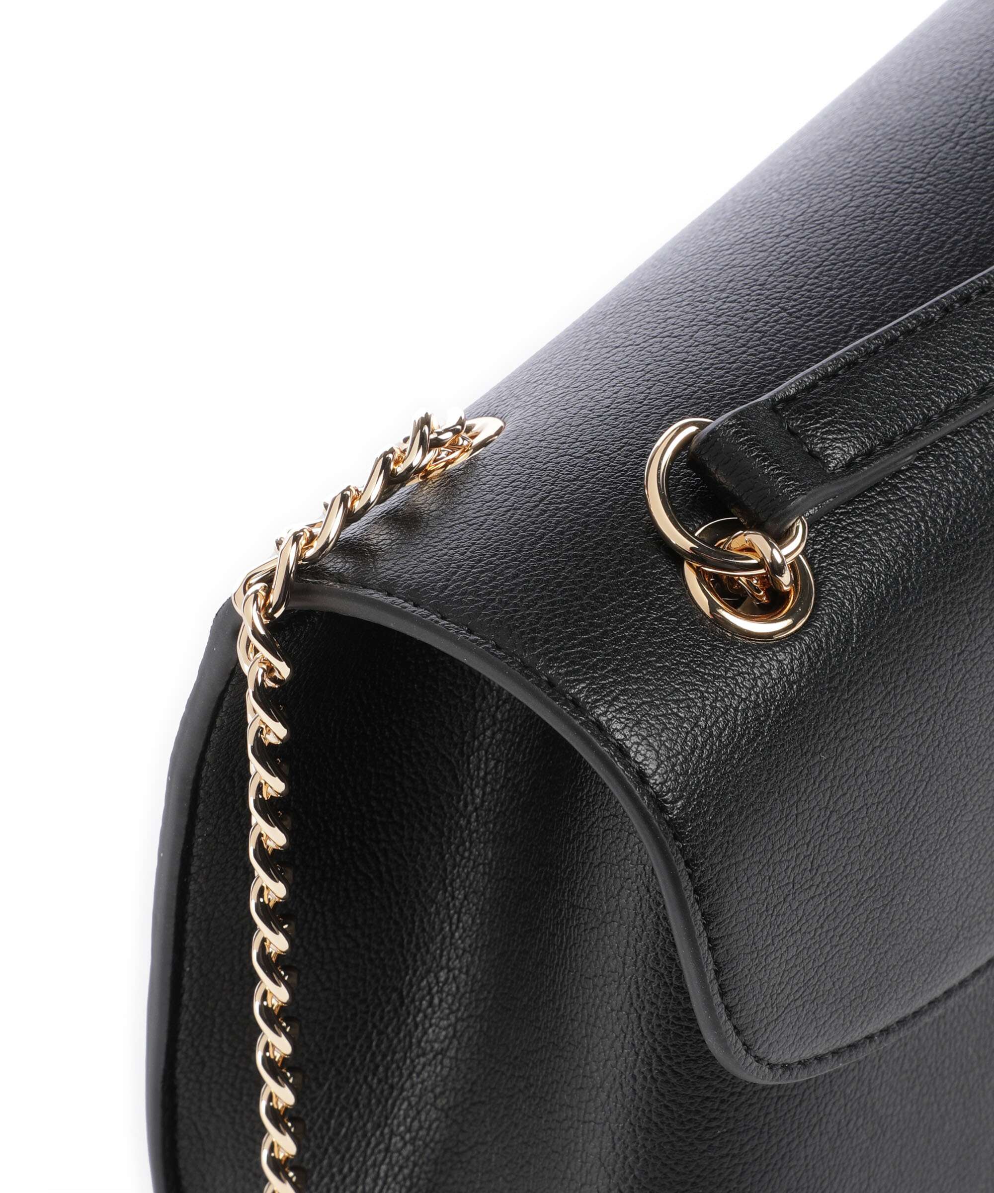 Love Moschino Heart Turnlock Shoulder bag imitation leather black
