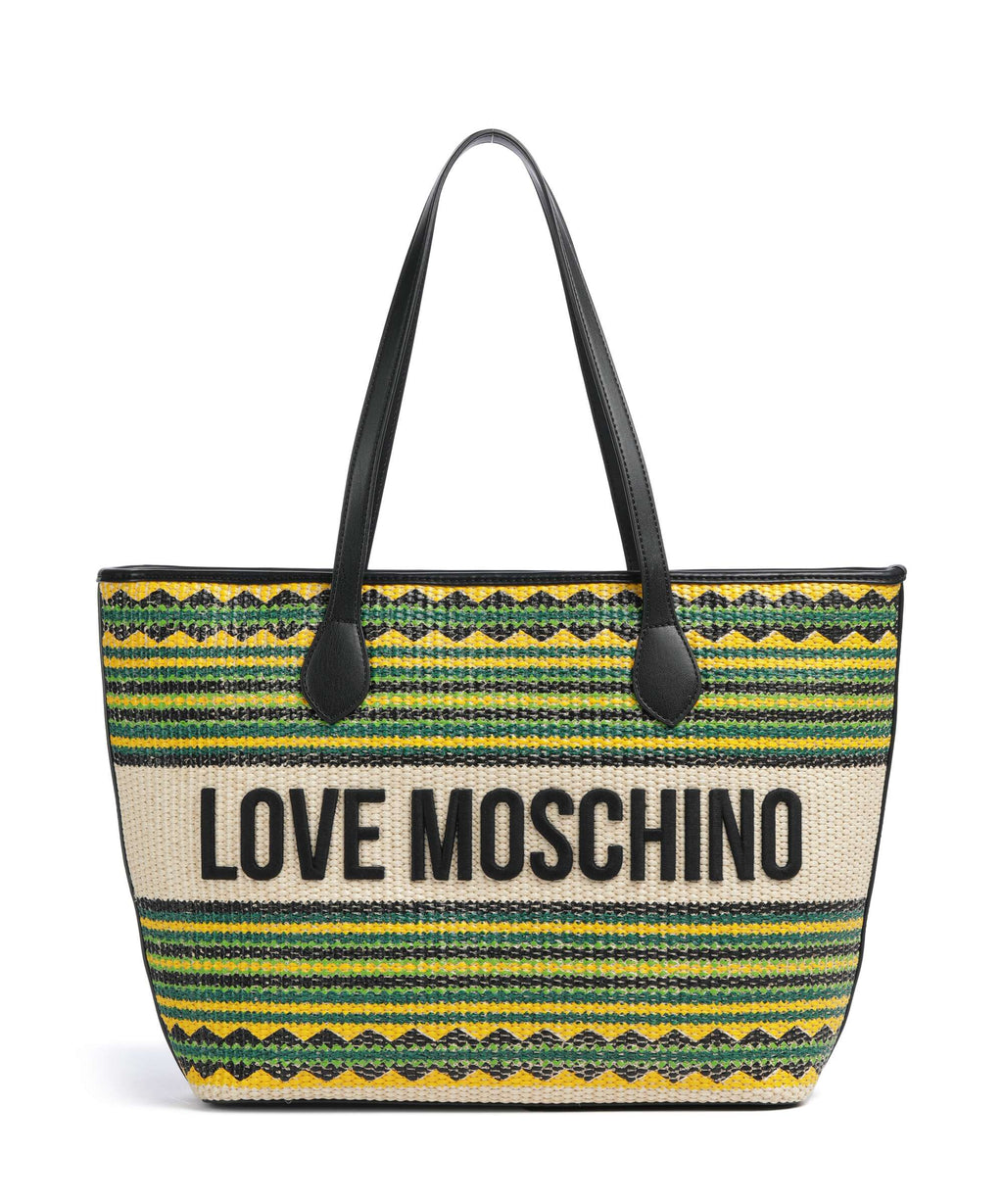 Love Moschino Sunset Stripes Tote bag multicolour/black