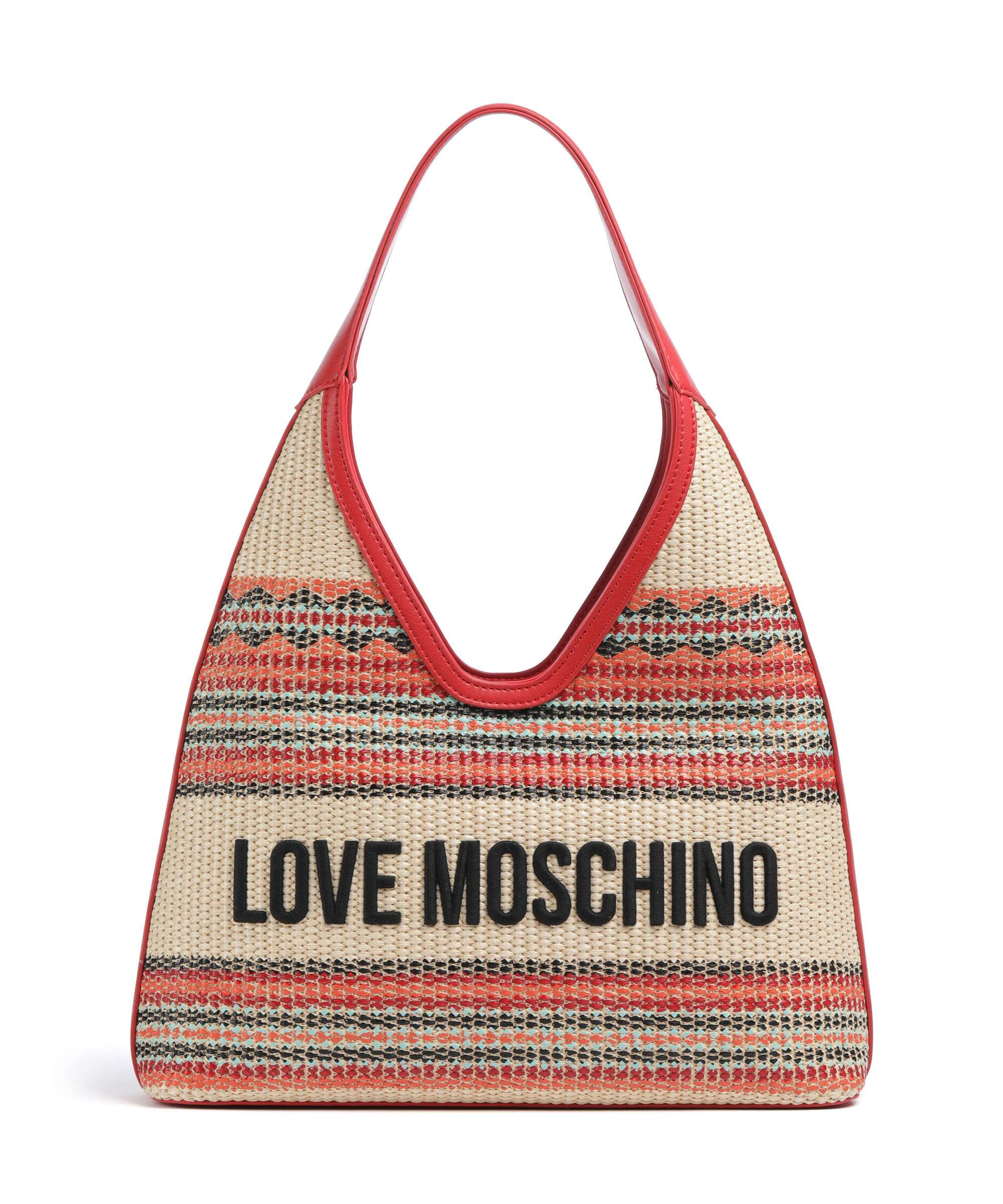 Love Moschino Sunset Stripes Hobo bag polypropylene, polyester