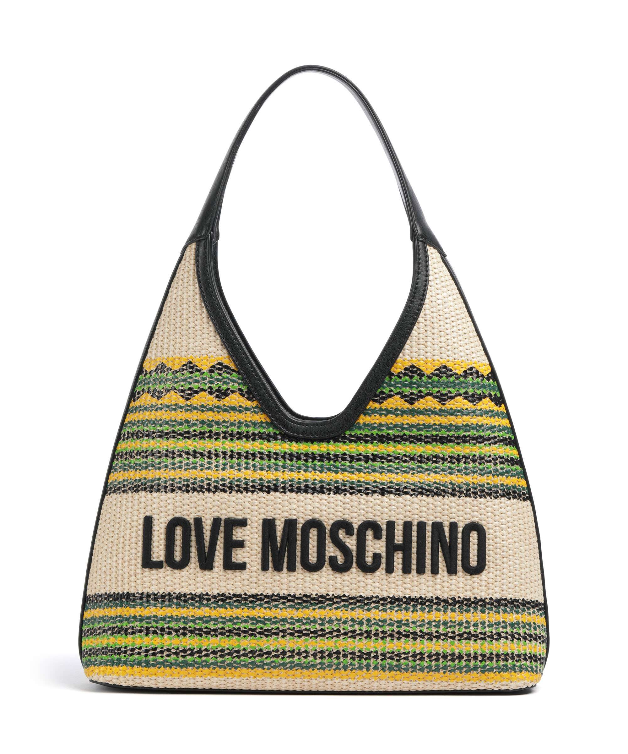 Love Moschino Sunset Stripes Hobo bag polypropylene, polyester