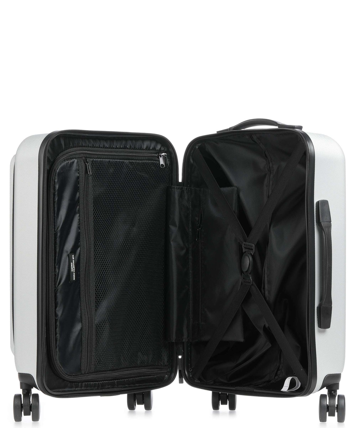 Valentino Bags Lexplor Spinner (4 wheels) silver