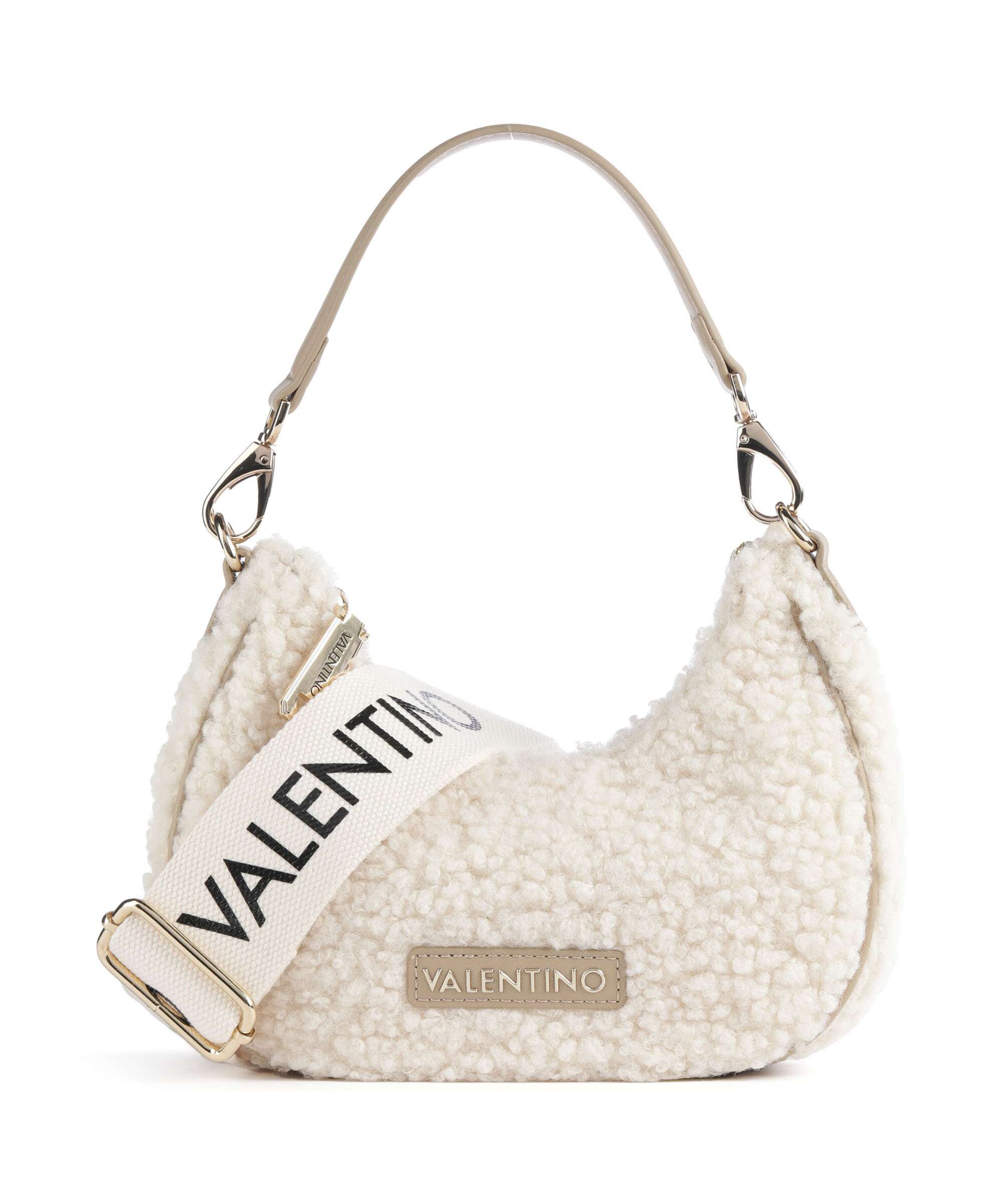 Valentino Bags Special Camy Shoulder bag faux fur beige - VBS7L302