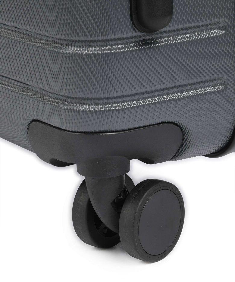 Valentino Bags Mercury Spinner (4 wheels) gunmetal