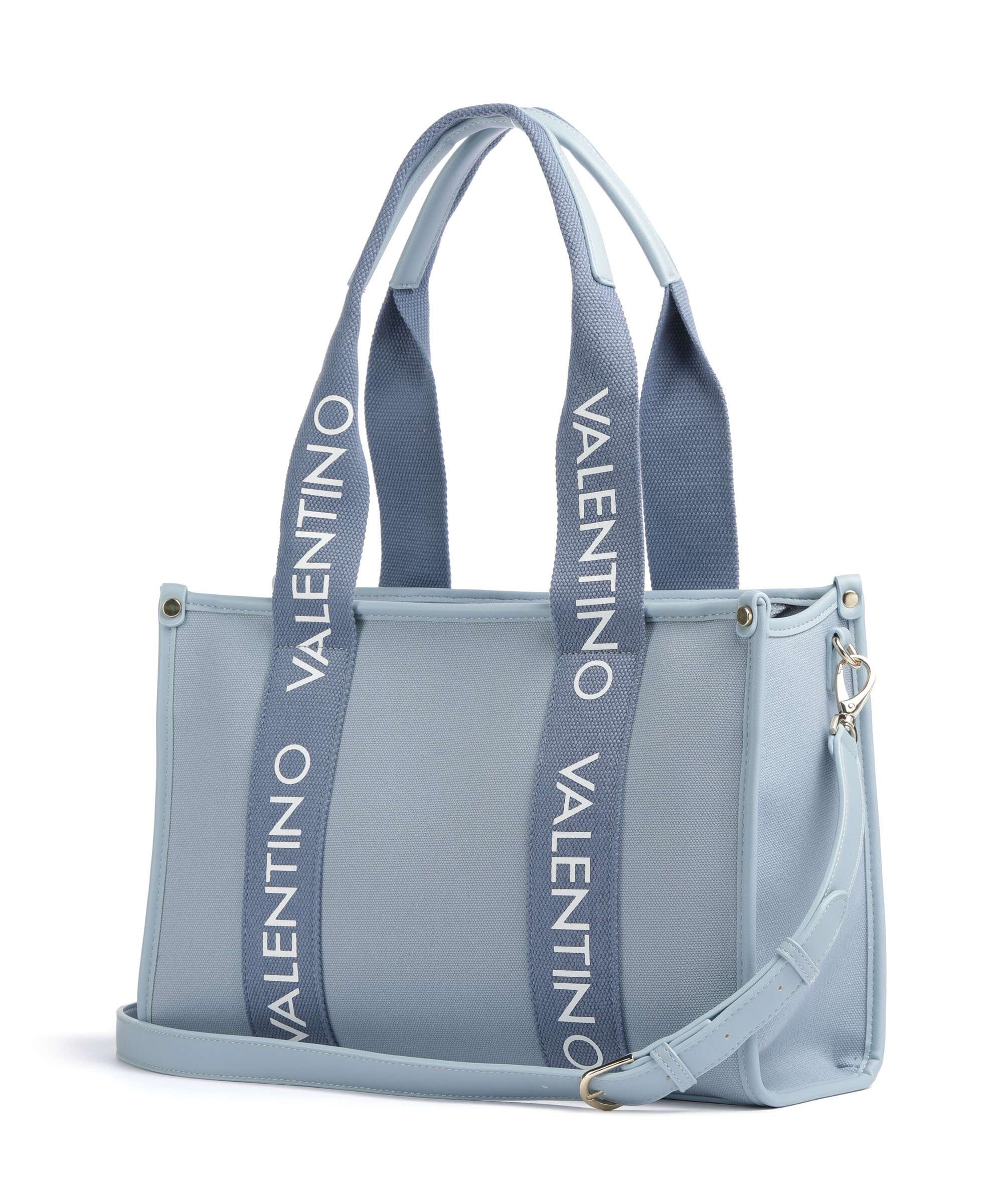 Valentino Bags Candle Tote bag canvas azzurro - VBS7DD01-065 – WARDOW