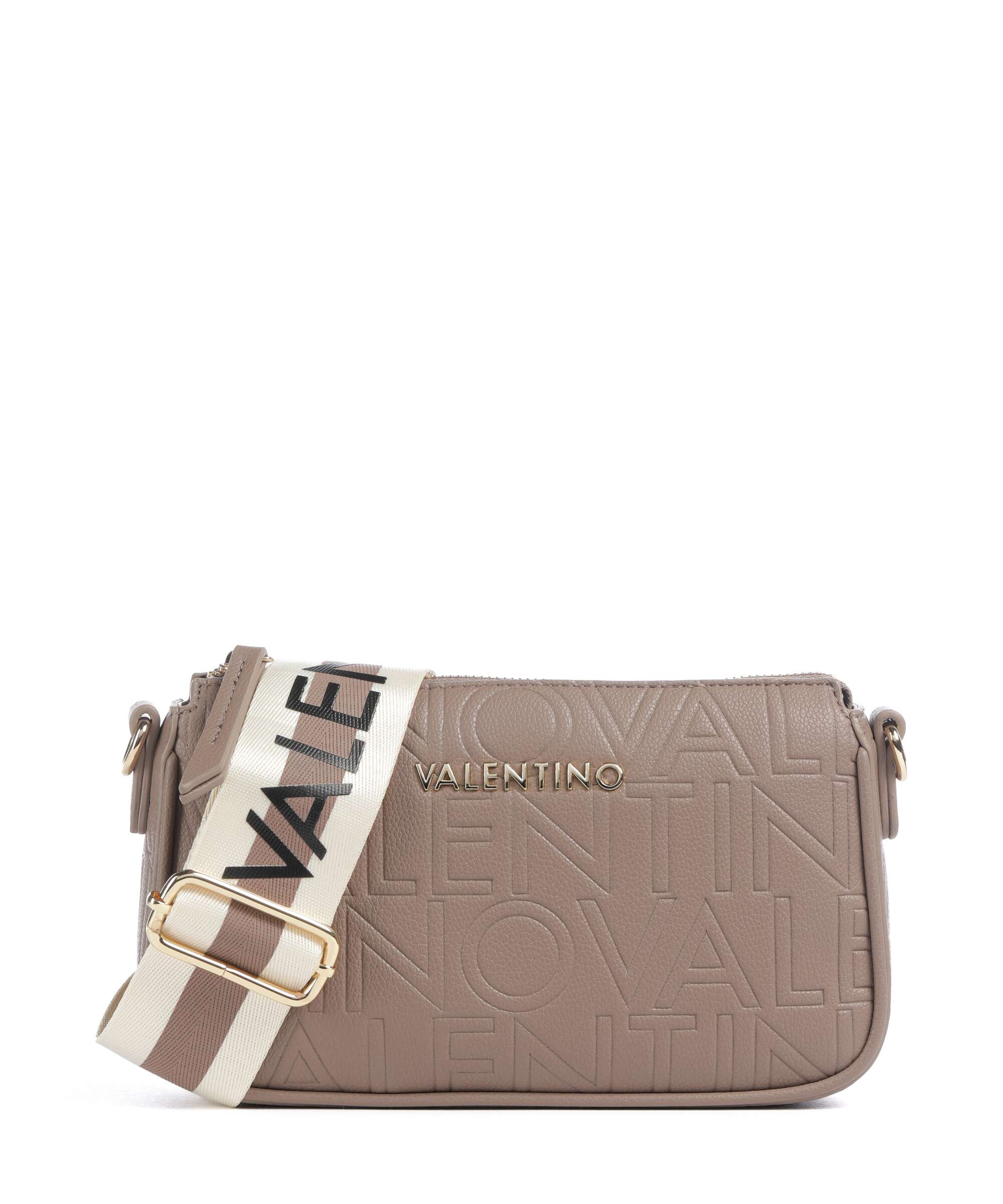 Valentino Bags Pansy Crossbody bag imitation leather taupe