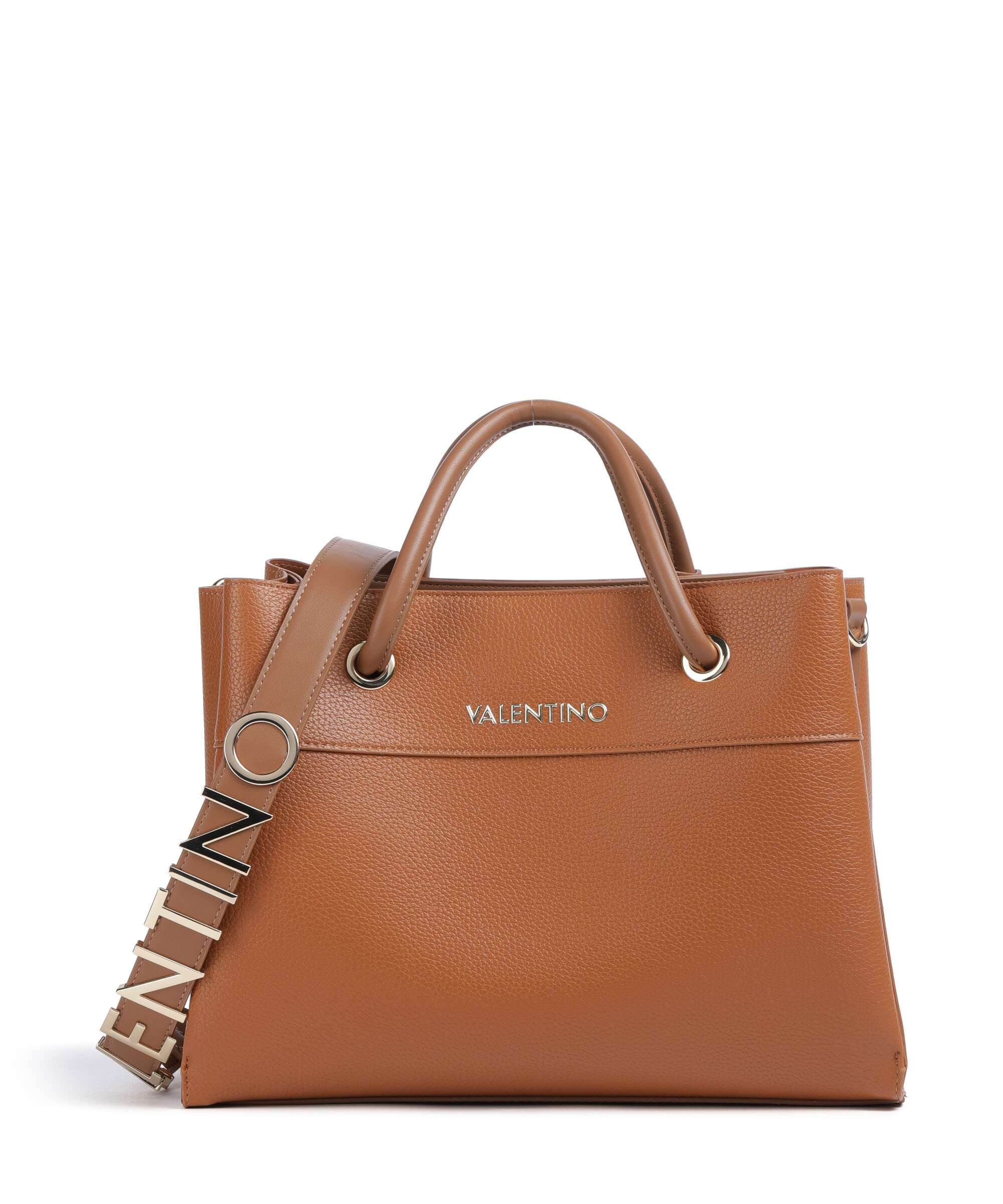 Valentino Bags Alexia Handbag imitation leather bianc/cuoi
