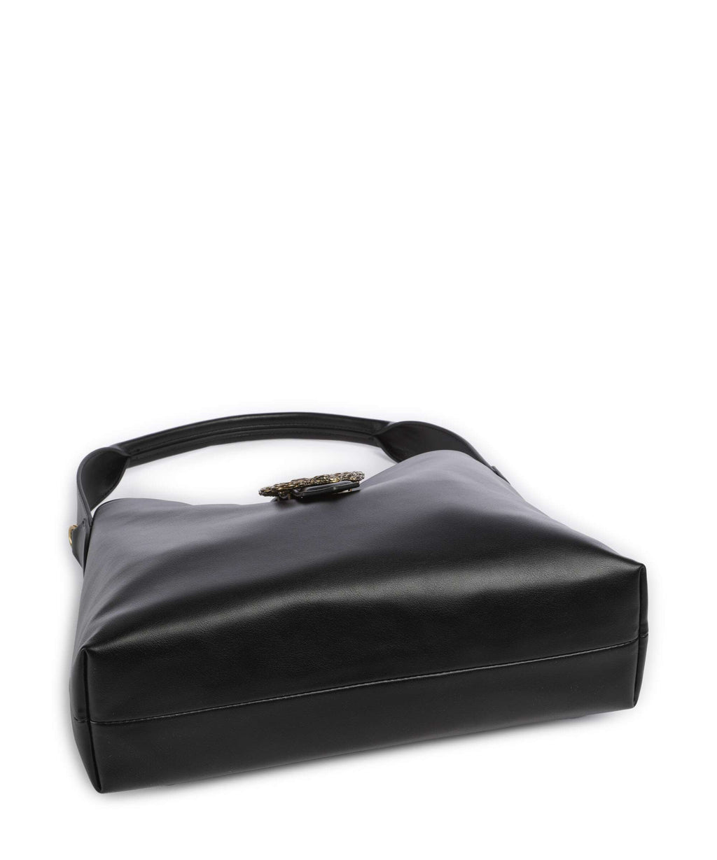 Just Cavalli Iconic Snakes Hobo bag black