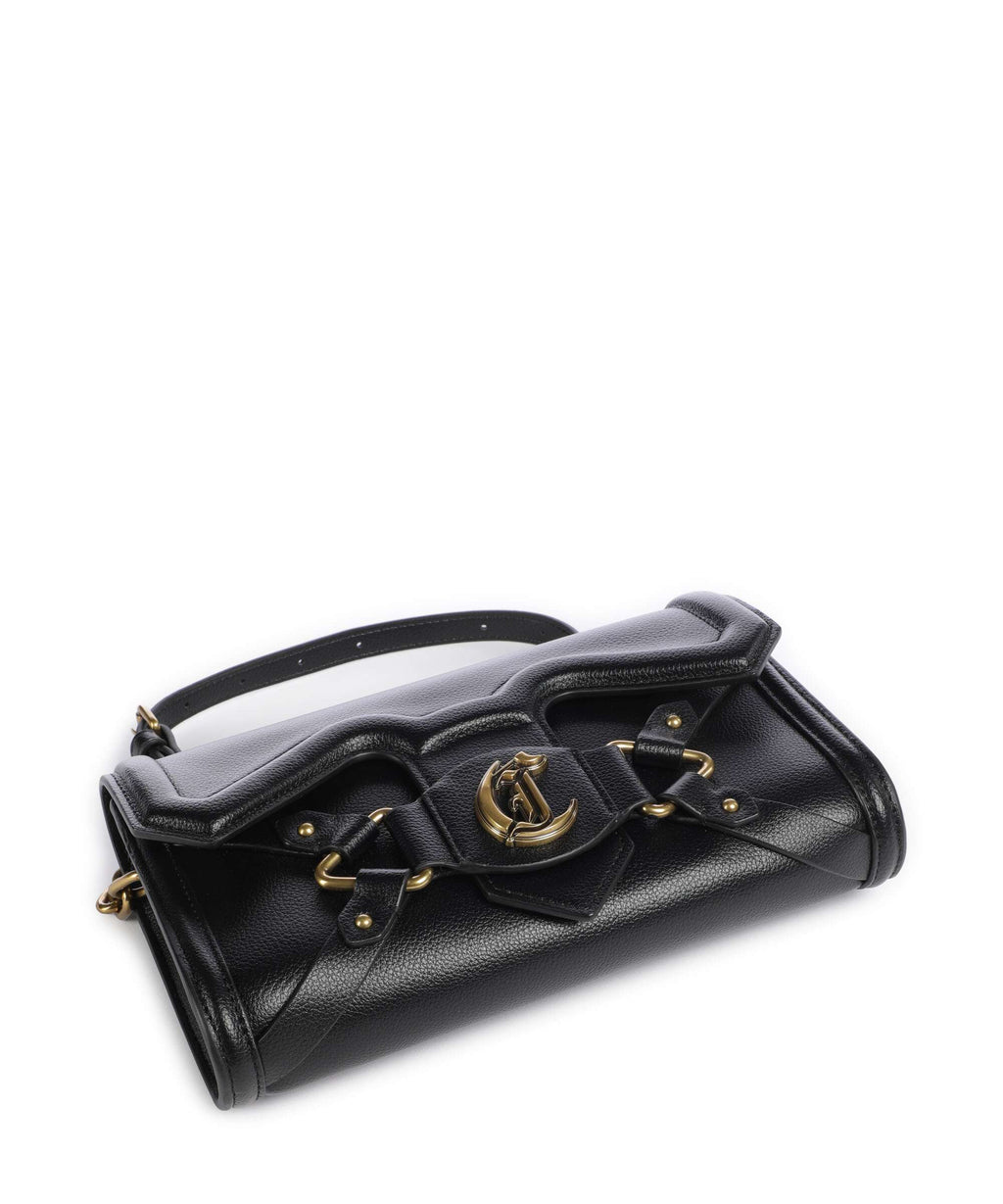 Just Cavalli Crossed Laces Crossbody bag black