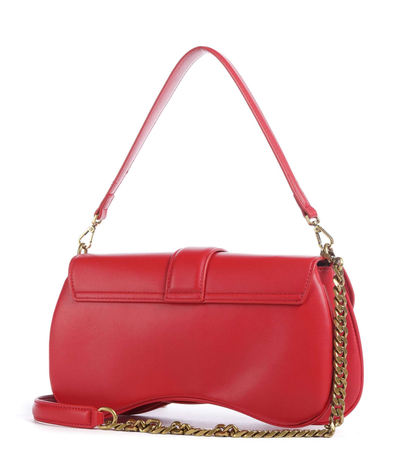 Just Cavalli Iconic Snakes Shoulder bag tango red