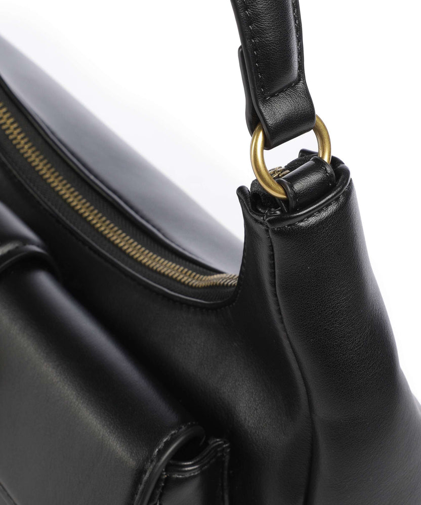 Just Cavalli Iconic Snakes Shoulder bag black