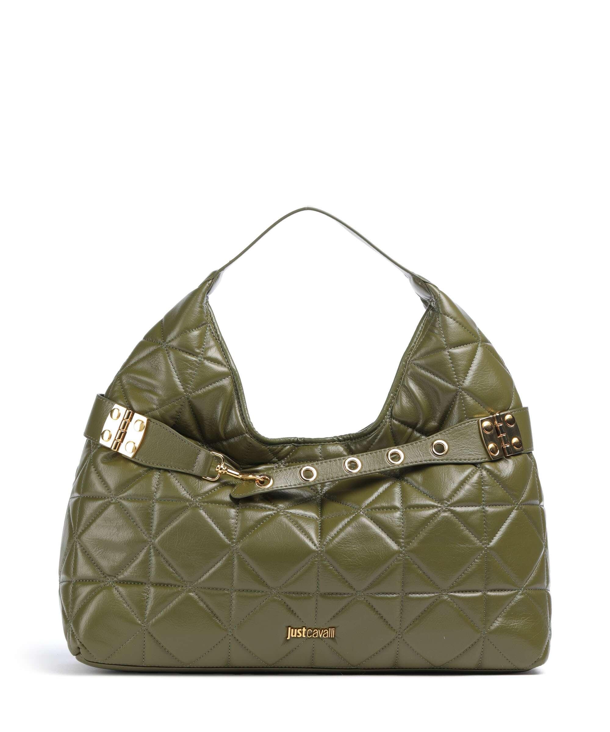 バラキティ Just Cavalli Hobo bag imitation leather military olive - 79RA4BI5