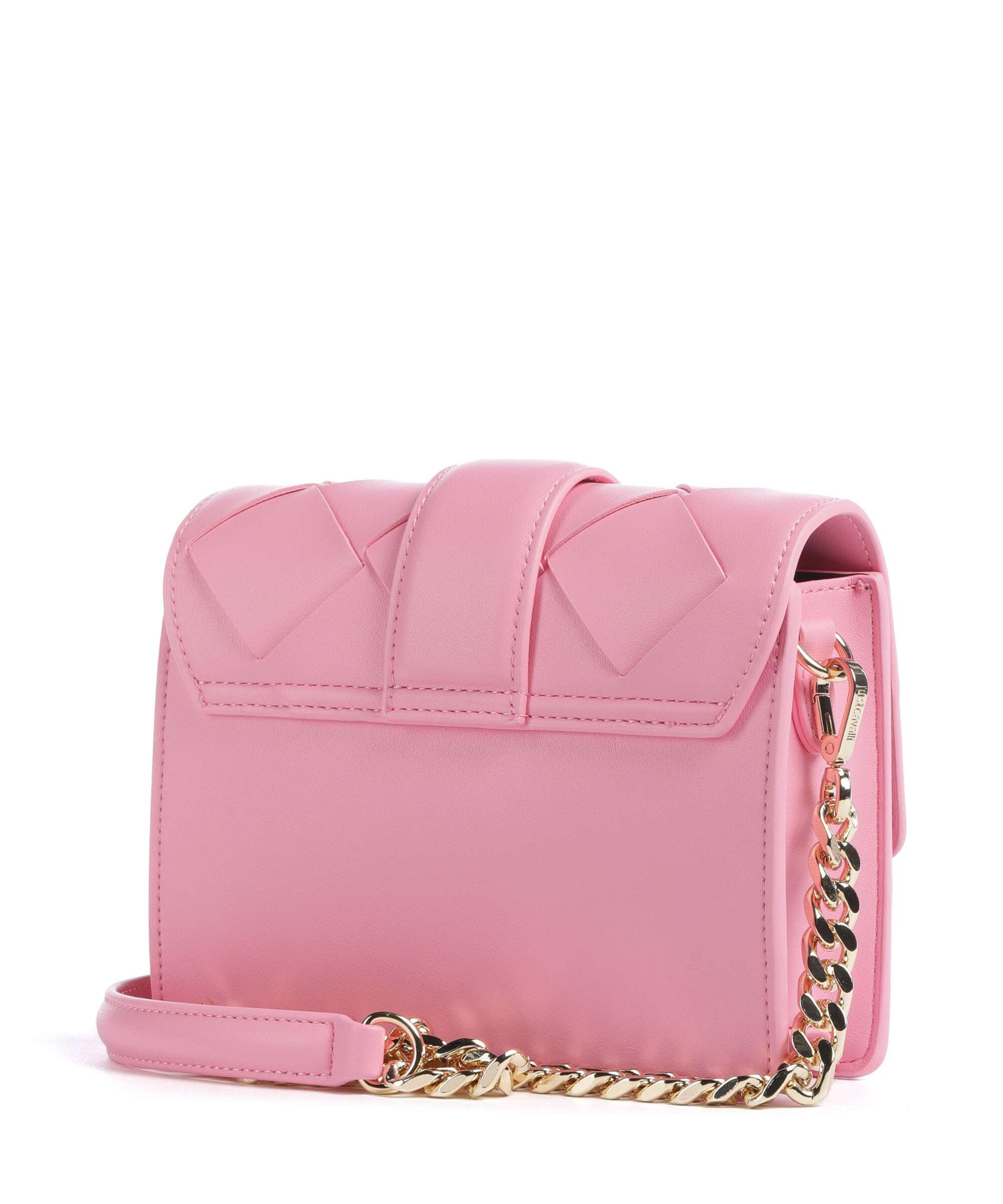 Just Cavalli Iconic Snakes Braided Crossbody bag imitation leather