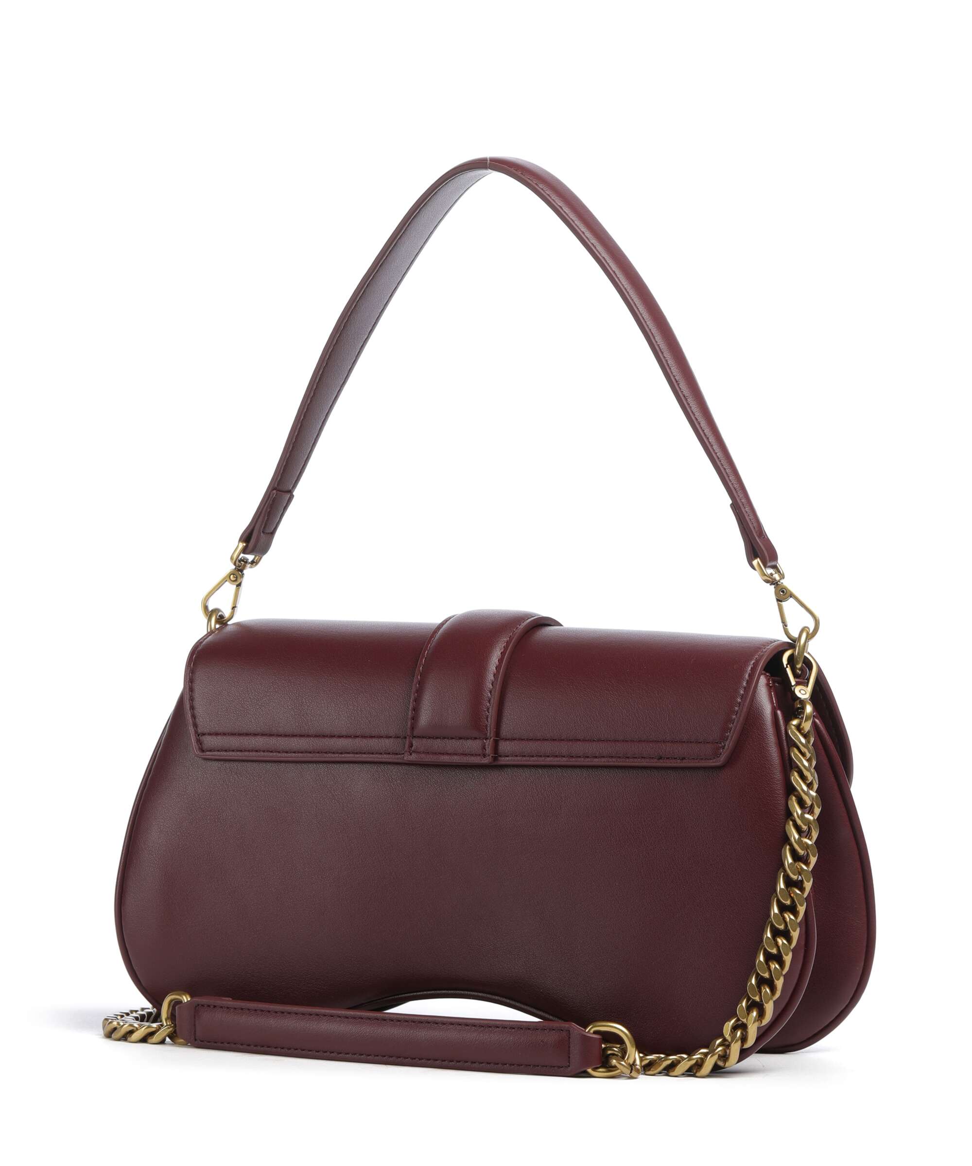 Just Cavalli Iconic Snakes Shoulder bag imitation leather cordovan