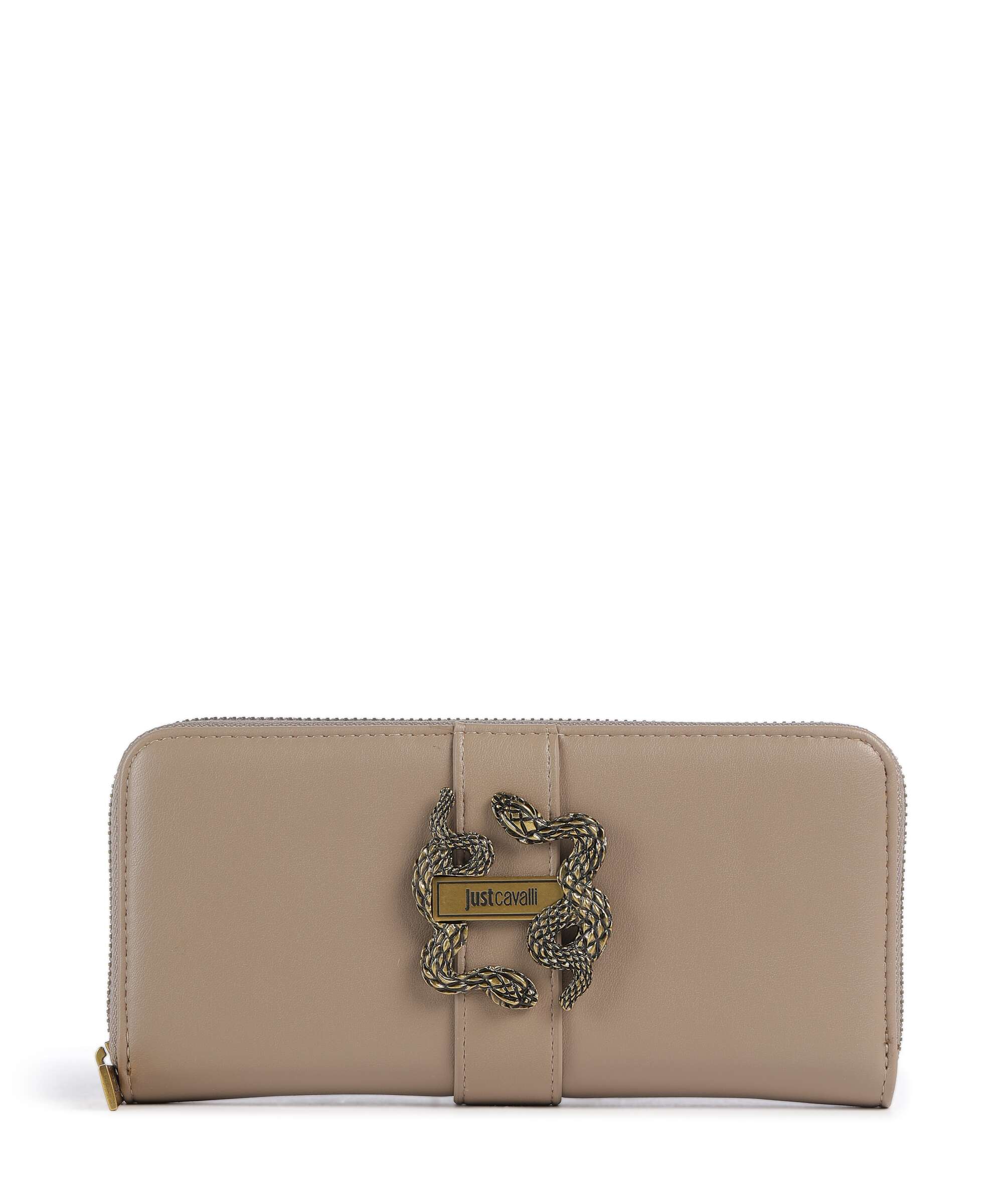 Just Cavalli Iconic Snakes Wallet tan