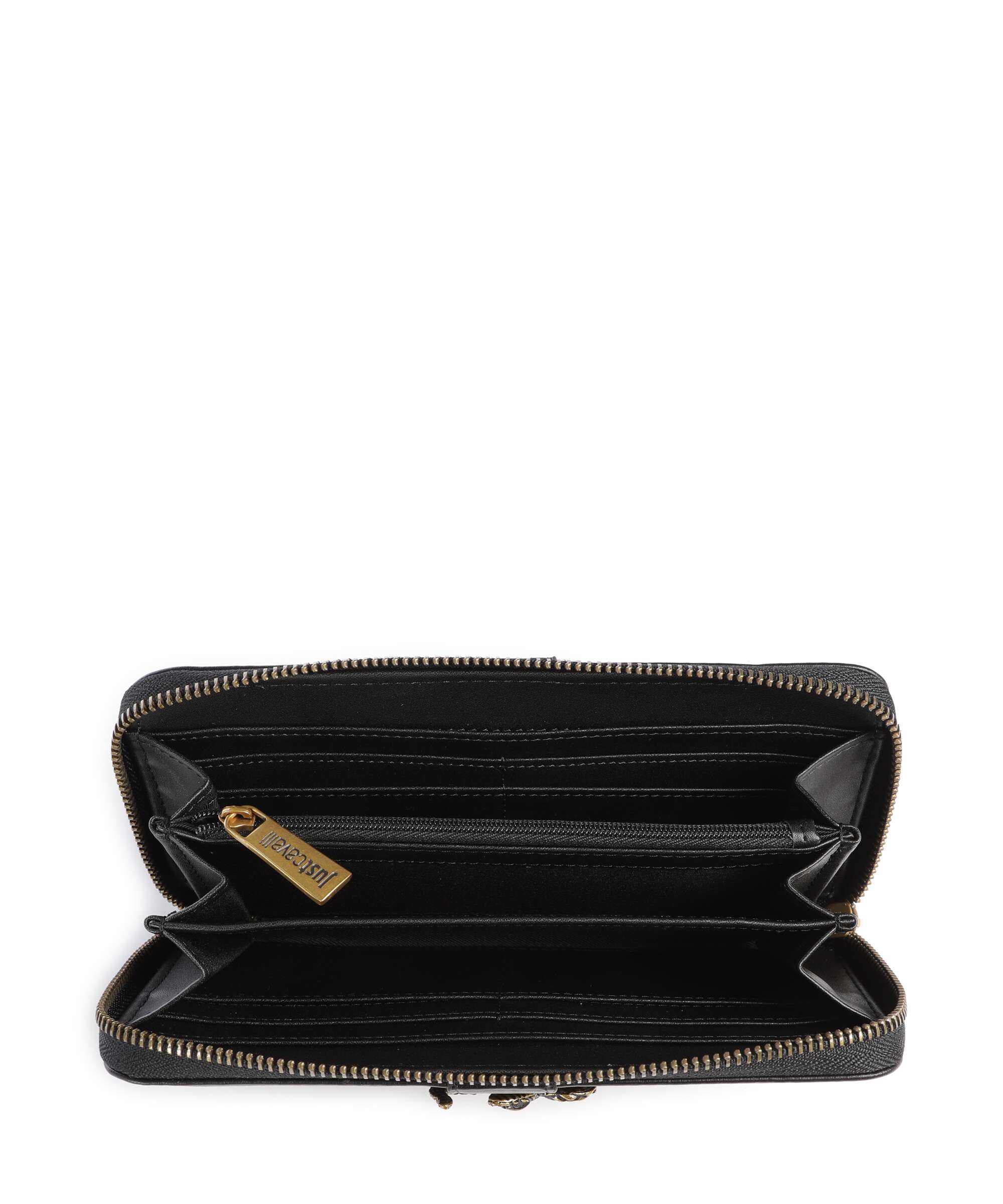 Just Cavalli Iconic Snakes Wallet imitation leather black
