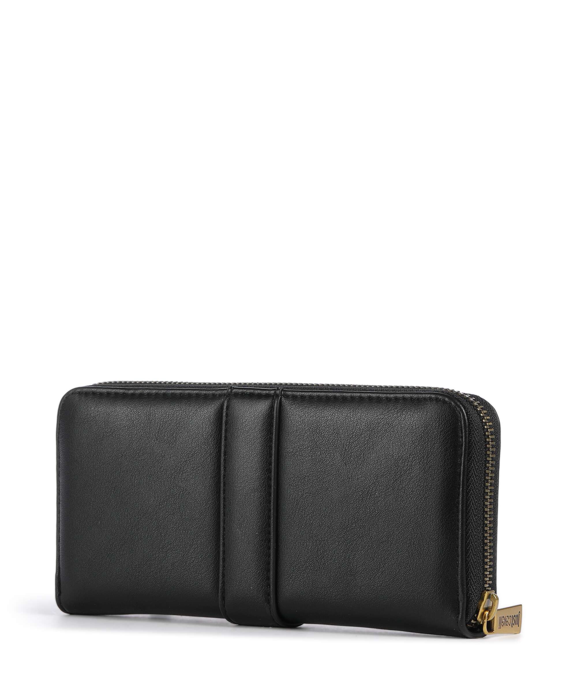 レザーウォレット　ブラック Just Cavalli Iconic Snakes Wallet imitation leather black
