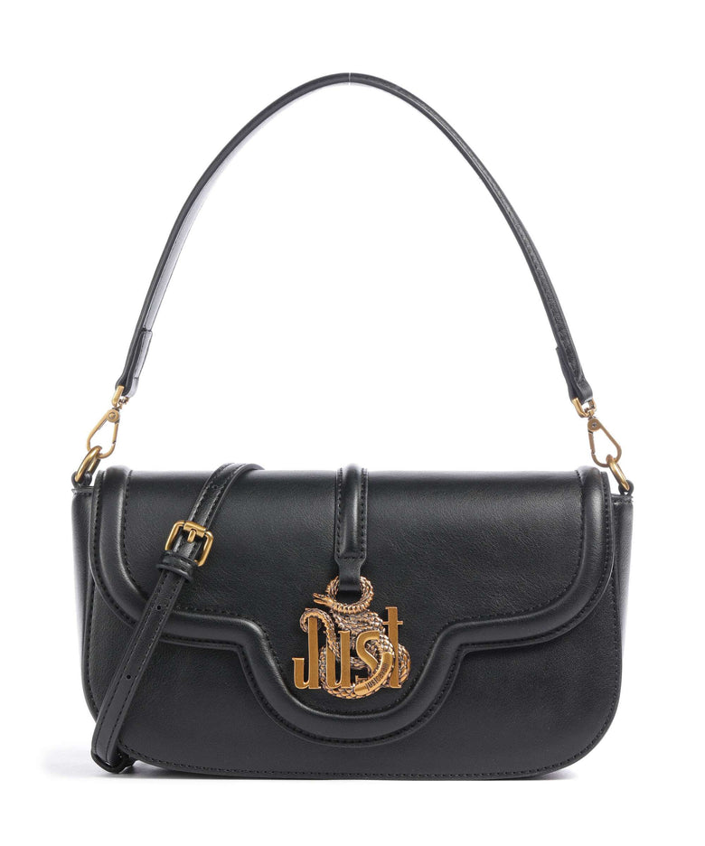 Just Cavalli Just Snake Shoulder bag black