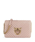 Pinko Love Click Classic Crossbody bag cipria