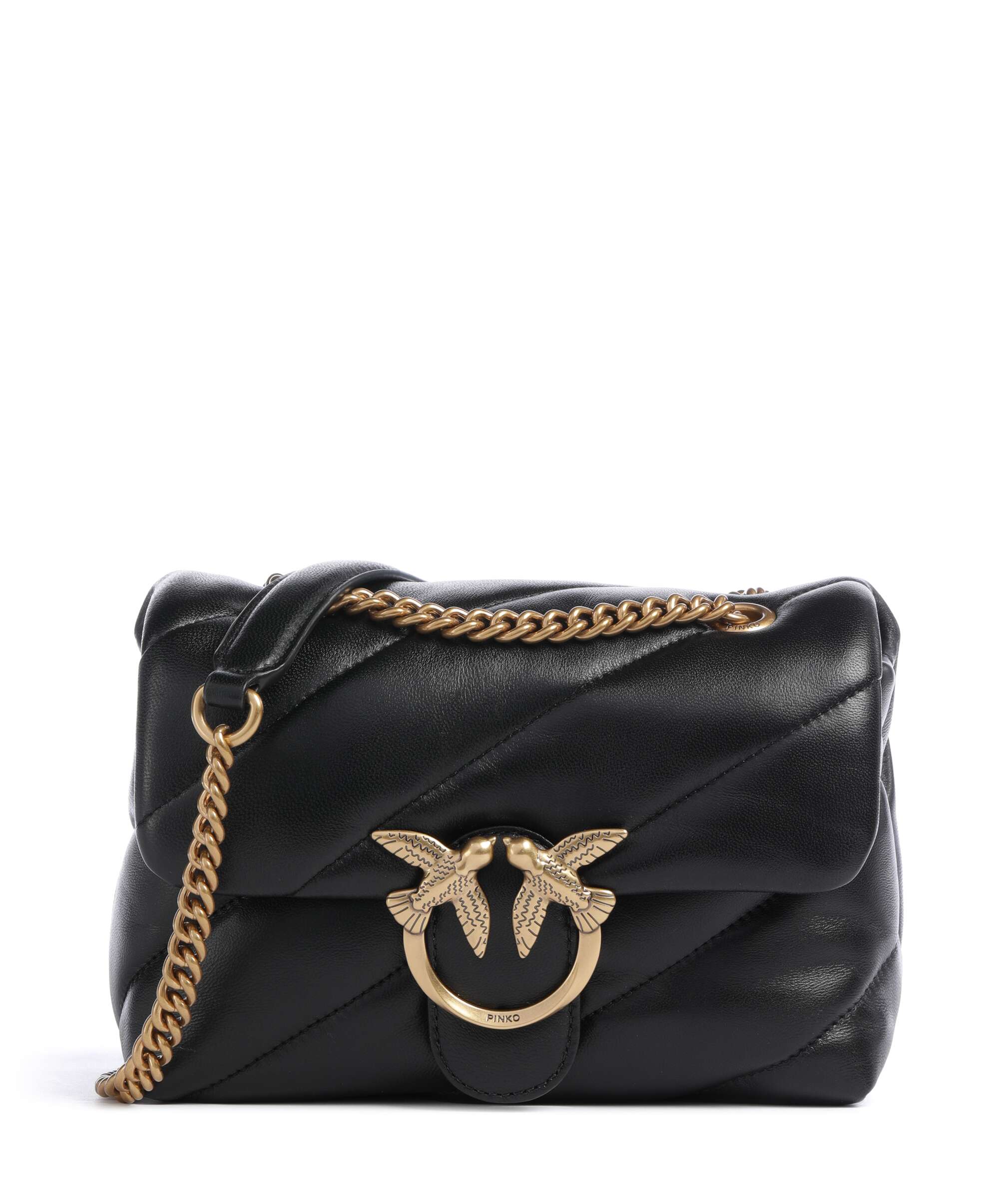 Pinko Love Puff Mini Shoulder bag nero/antique gold