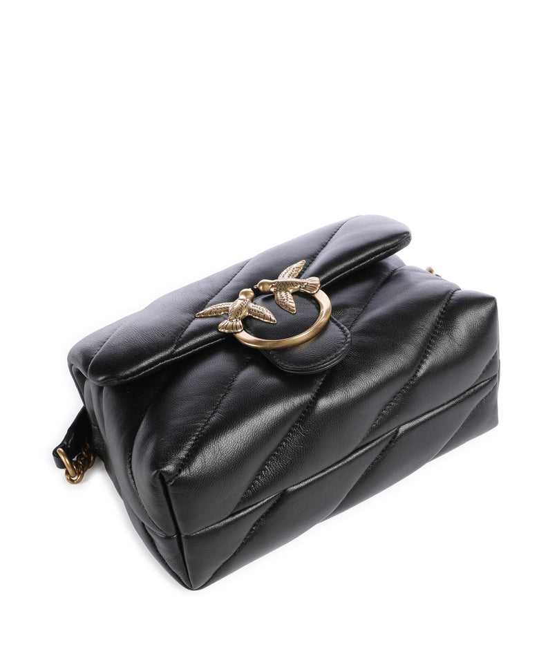 Pinko Love Puff Mini Shoulder bag nero/antique gold
